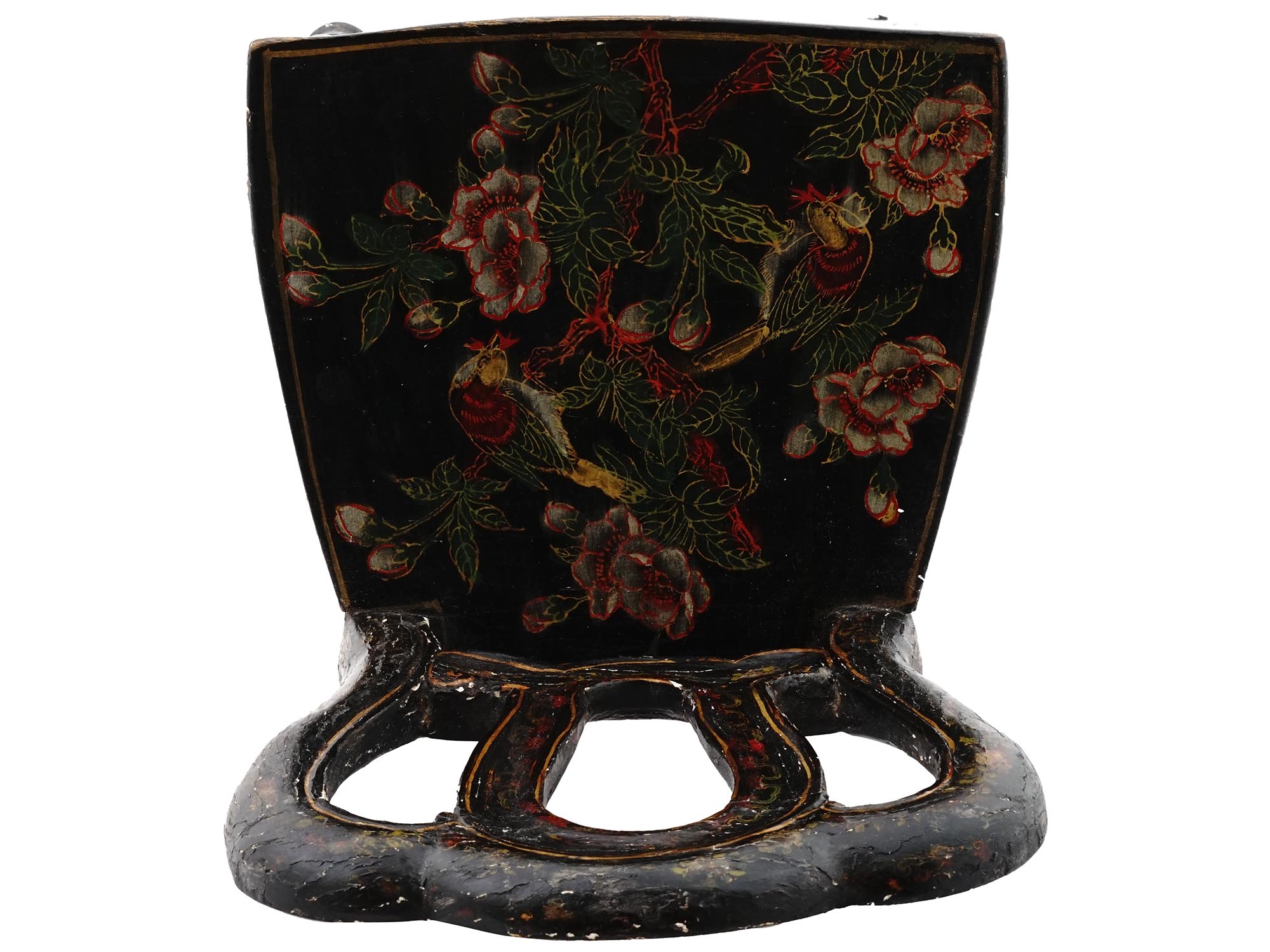 19TH CENTURY BRITISH PAPIER MACHE DOLL SIDE CHAIR PIC-5