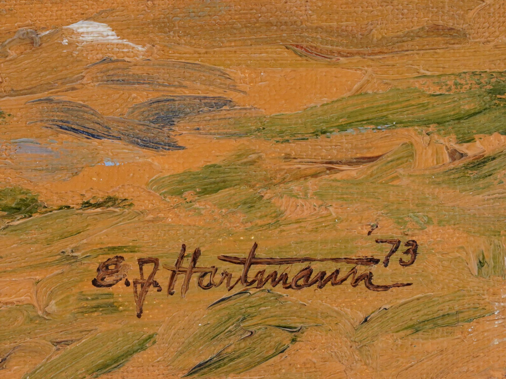 AMERICAN LANDSCAPE OIL PAINTING BY E.J. HARTMANN PIC-3