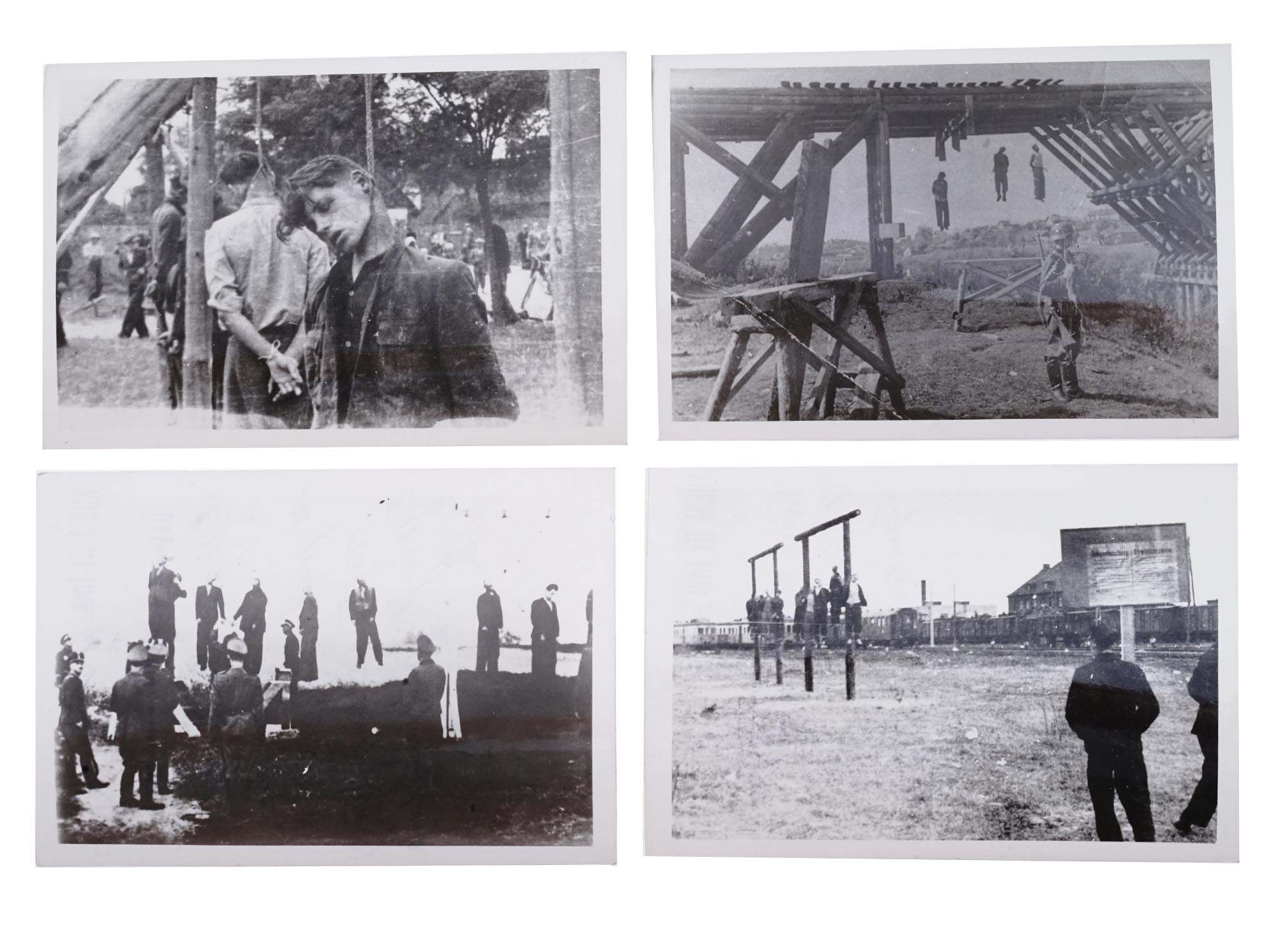 WWII GERMAN CRIMES AGAINST HUMANITY PHOTOS 10 PCS PIC-3