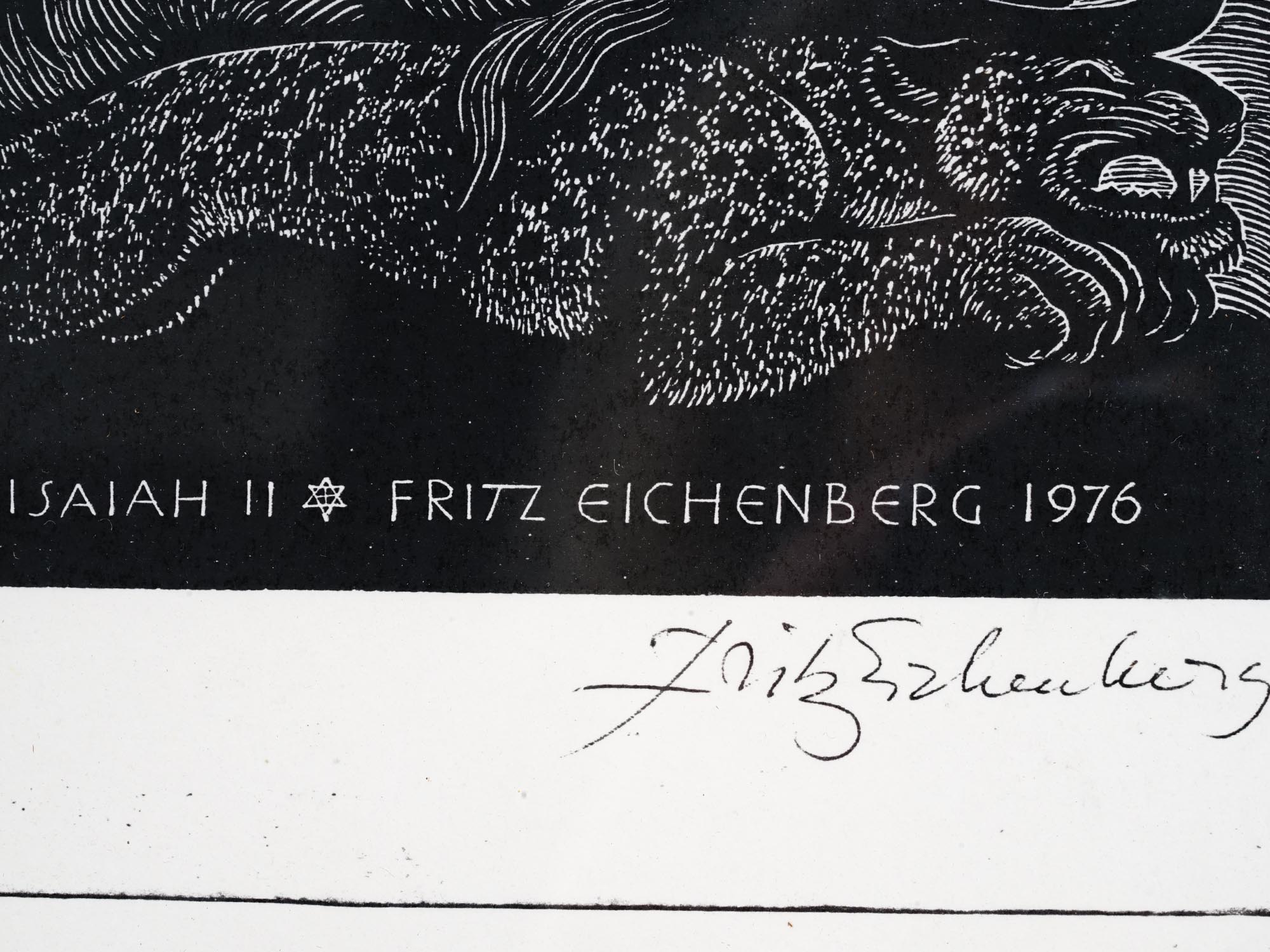 GERMAN ILLUSTRATION ENGRAVING BY FRITZ EICHENBERG PIC-2