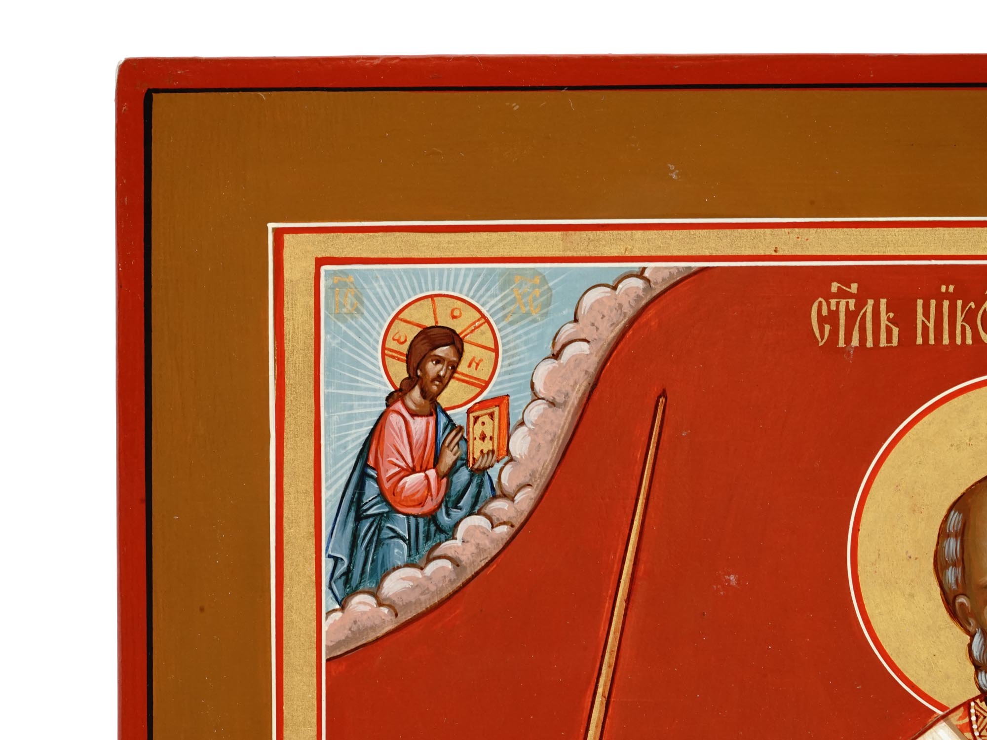 ORTHODOX ICON OF ST NICHOLAS BY THEODORE JUREWICZ PIC-3