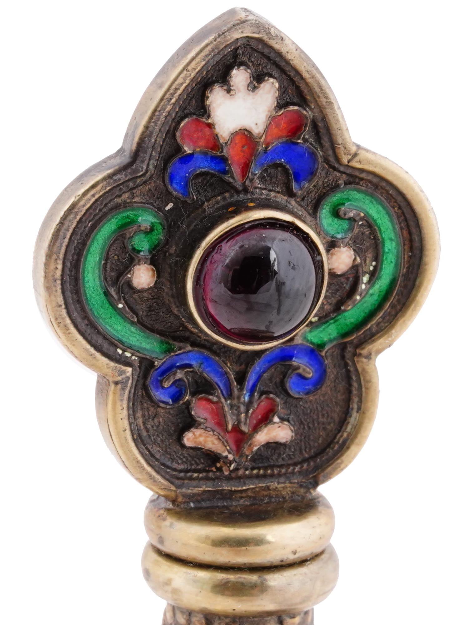 RUSSIAN 88 SILVER CLOISONNE ENAMEL PERFUME BOTTLE PIC-7