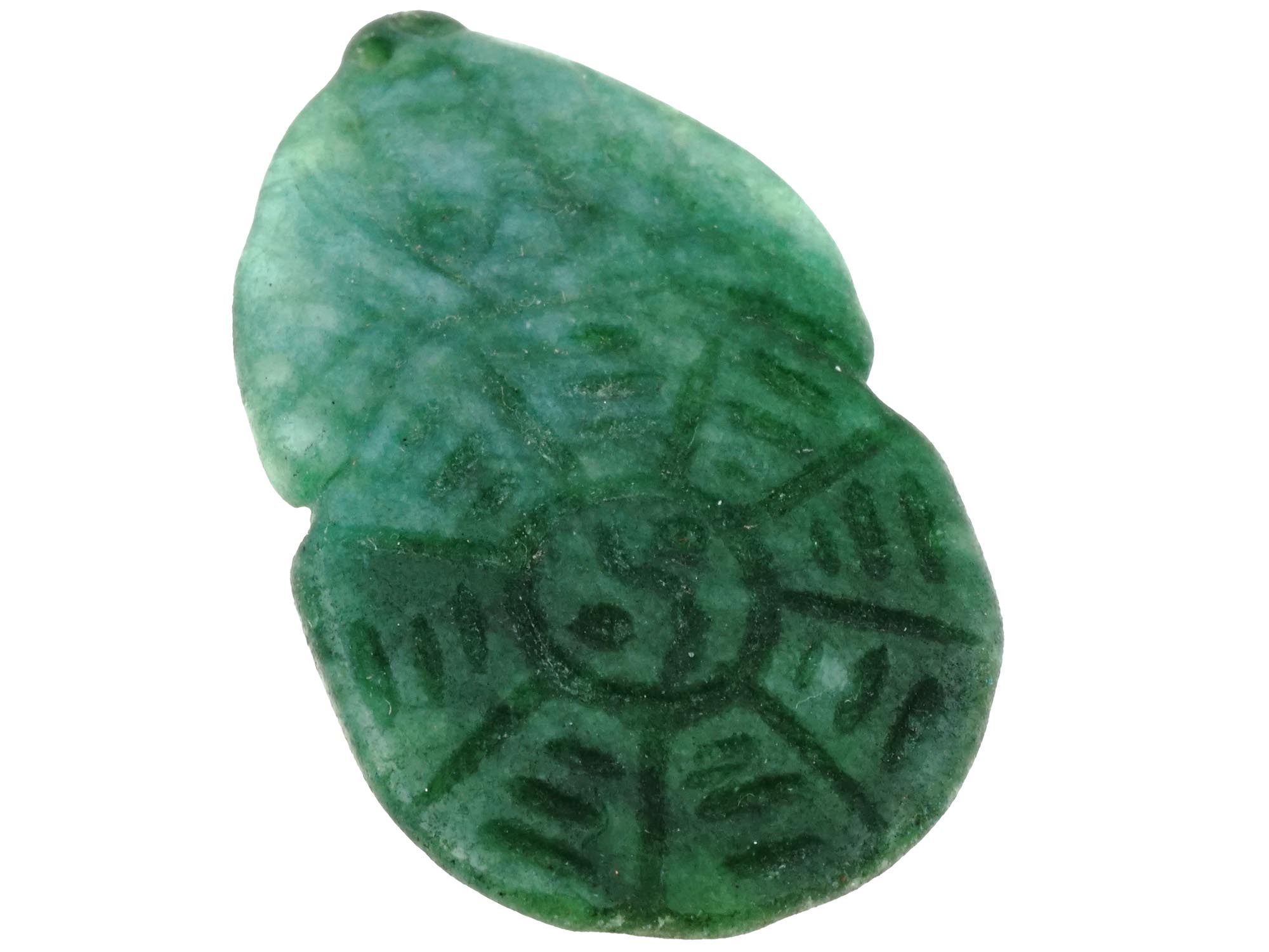 GROUP OF ASIAN HAND CARVED JADE AMULETS PENDANTS PIC-4