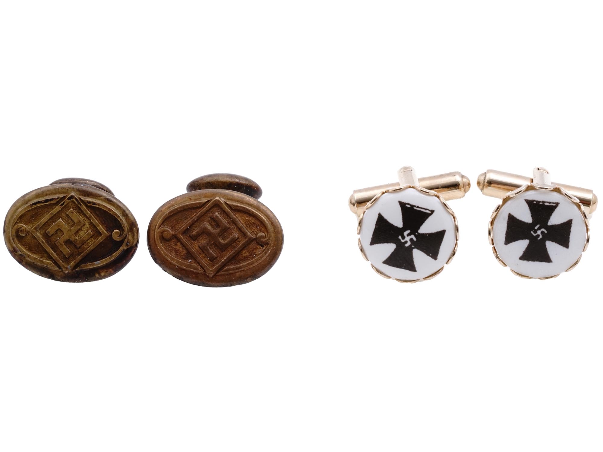 WWII NAZI GERMAN DECORATIONS AND CUFFLINKS PIC-7