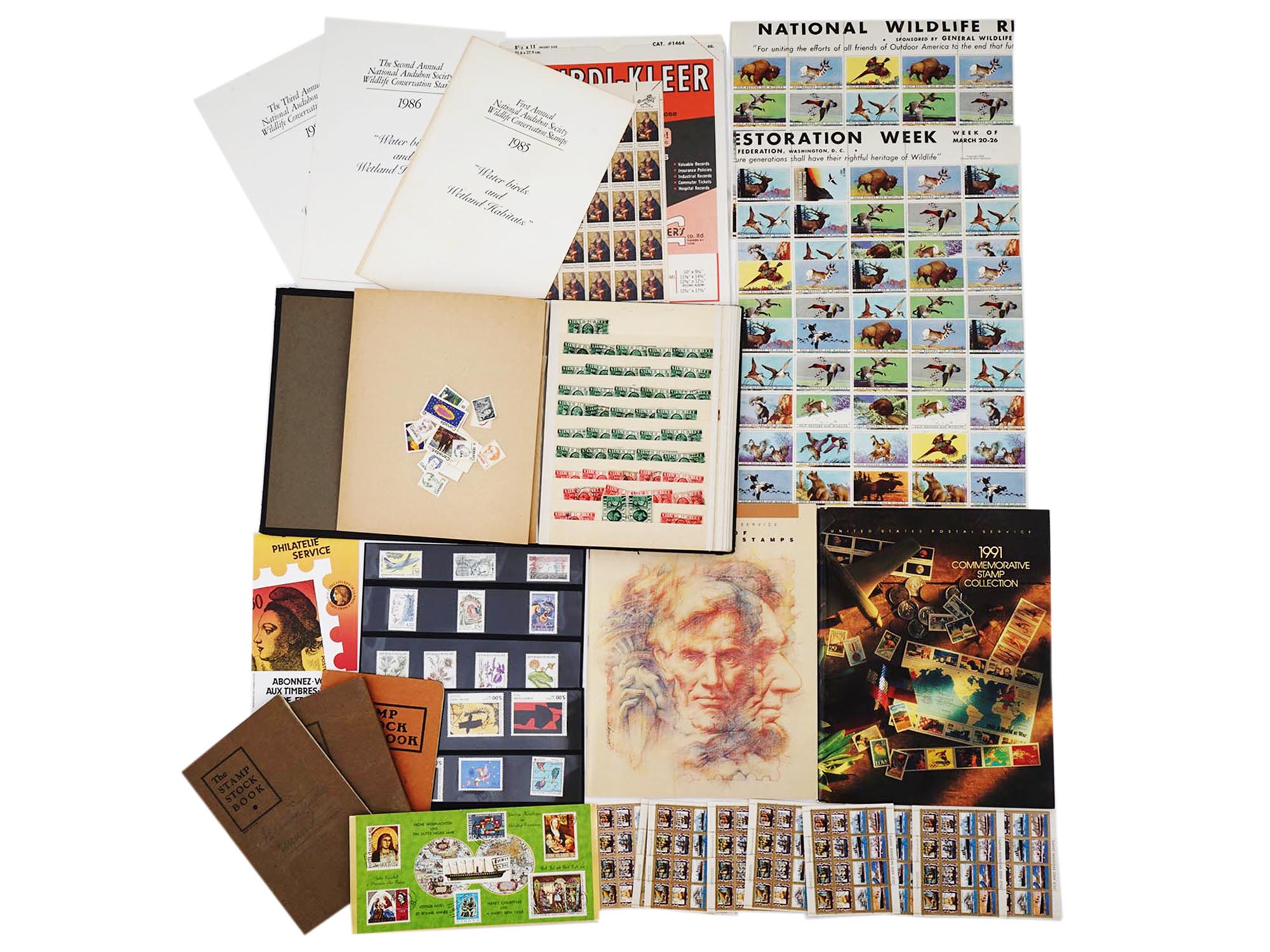 US STAMPS, SOUVENIR SHEETS AND FIRST DAY COVERS PIC-0