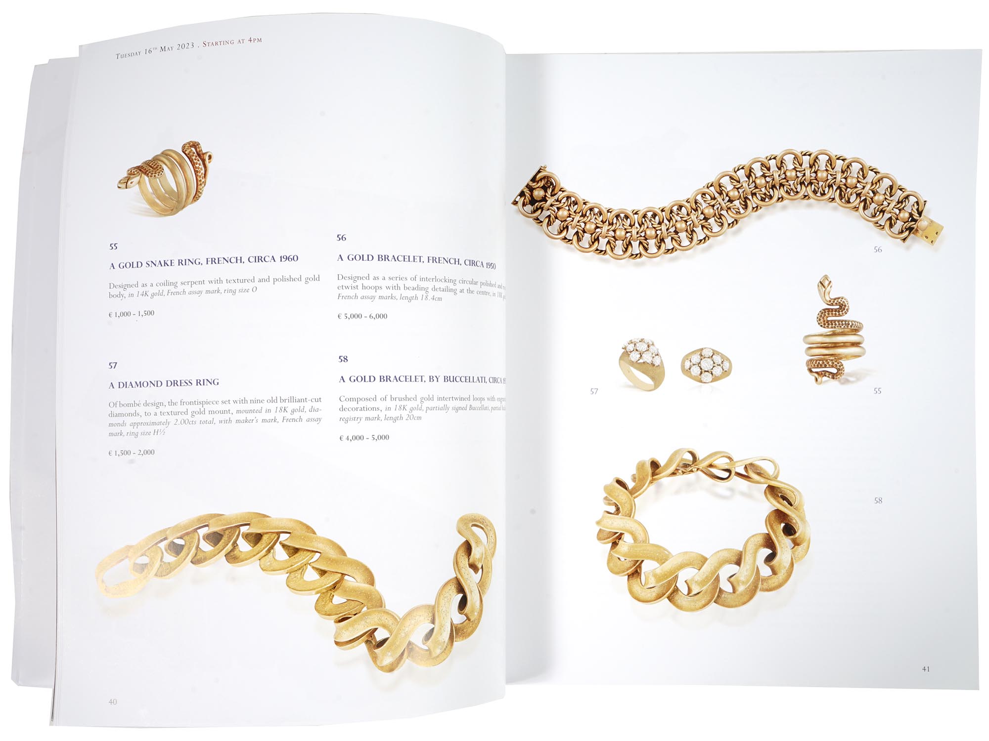 VINTAGE JEWELRY AND TIMEPIECES AUCTION CATALOGUES PIC-5