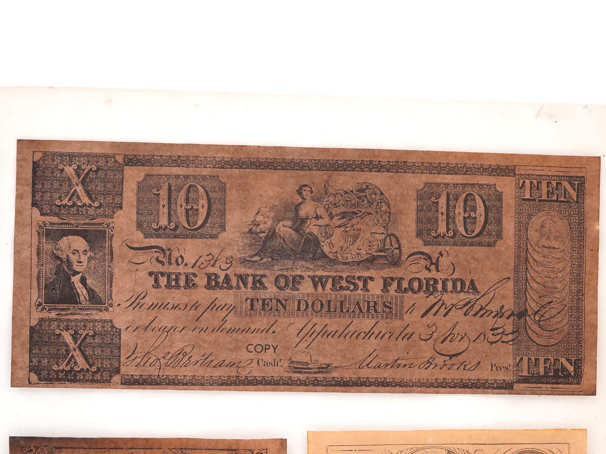 ANTIQUE AMERICAN CURRENCY BANKNOTE REPLICAS PIC-2