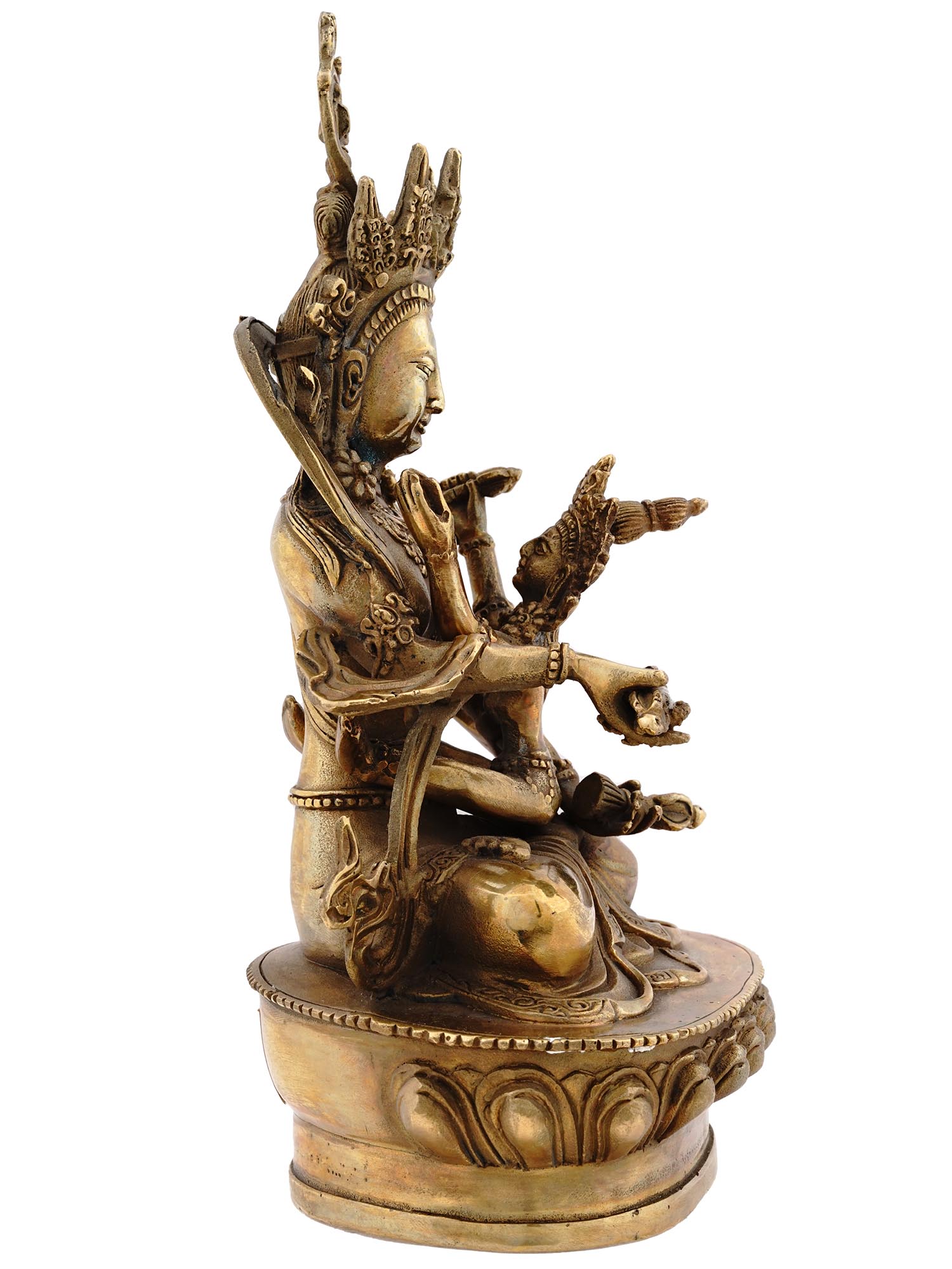 BRONZE YAB YUM VAJRABHAIRAVA TANTRIC BUDDHISM PIC-5