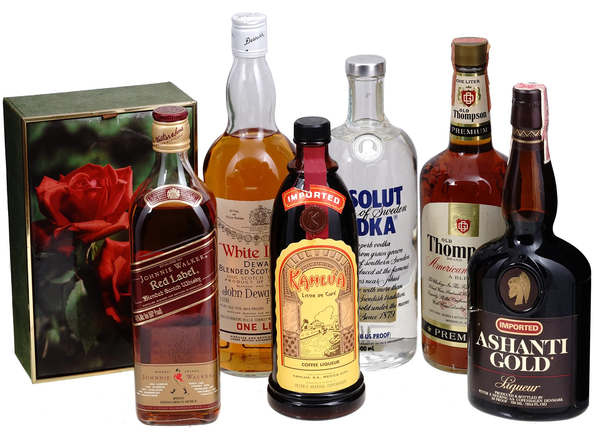 COLLECTION OF VINTAGE LIQUEUR BOTTLES PIC-0