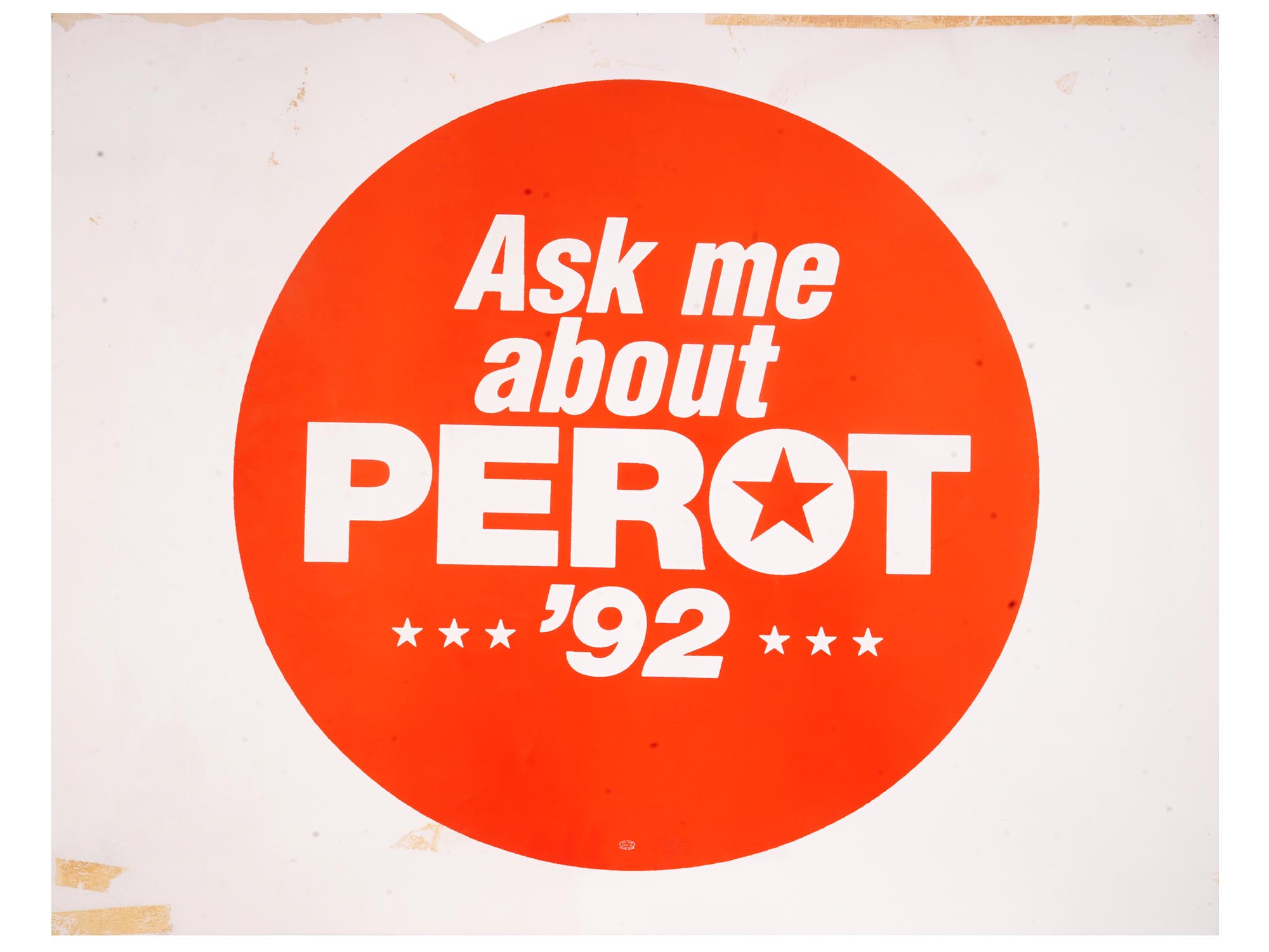 1992 AMERICAN ELECTION CAMPAIGN PEROT POSTER PIC-0