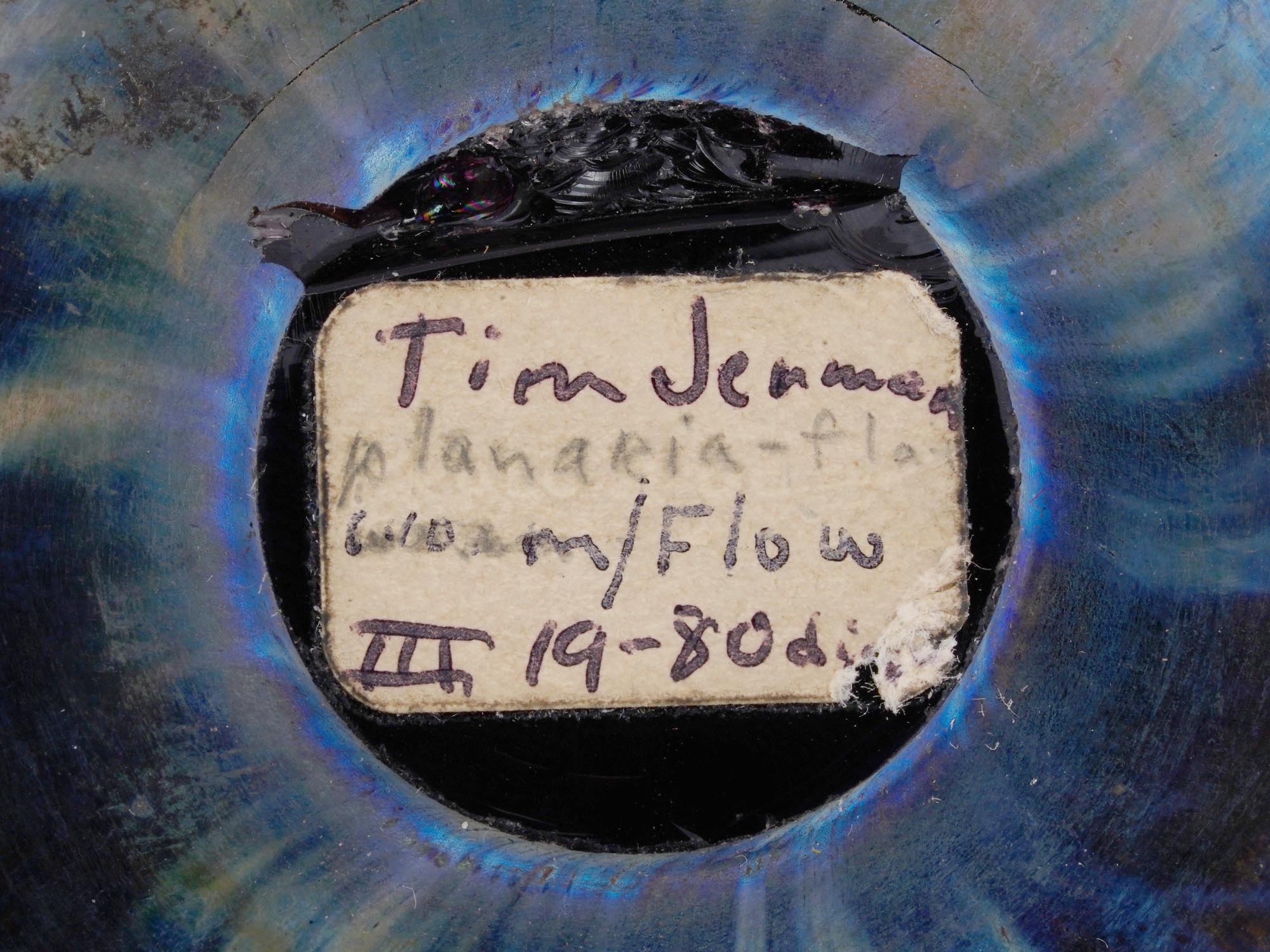 AMERICAN GLASS PAPERWEIGHT PLANETARIUM BY TIM JENMAN PIC-3
