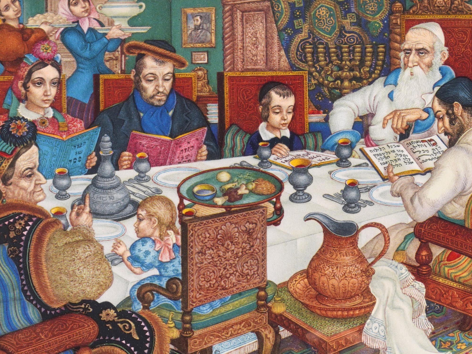 JUDAICA ILLUSTRATIONS LITHOGRAPHS BY ARTHUR SZYK PIC-2