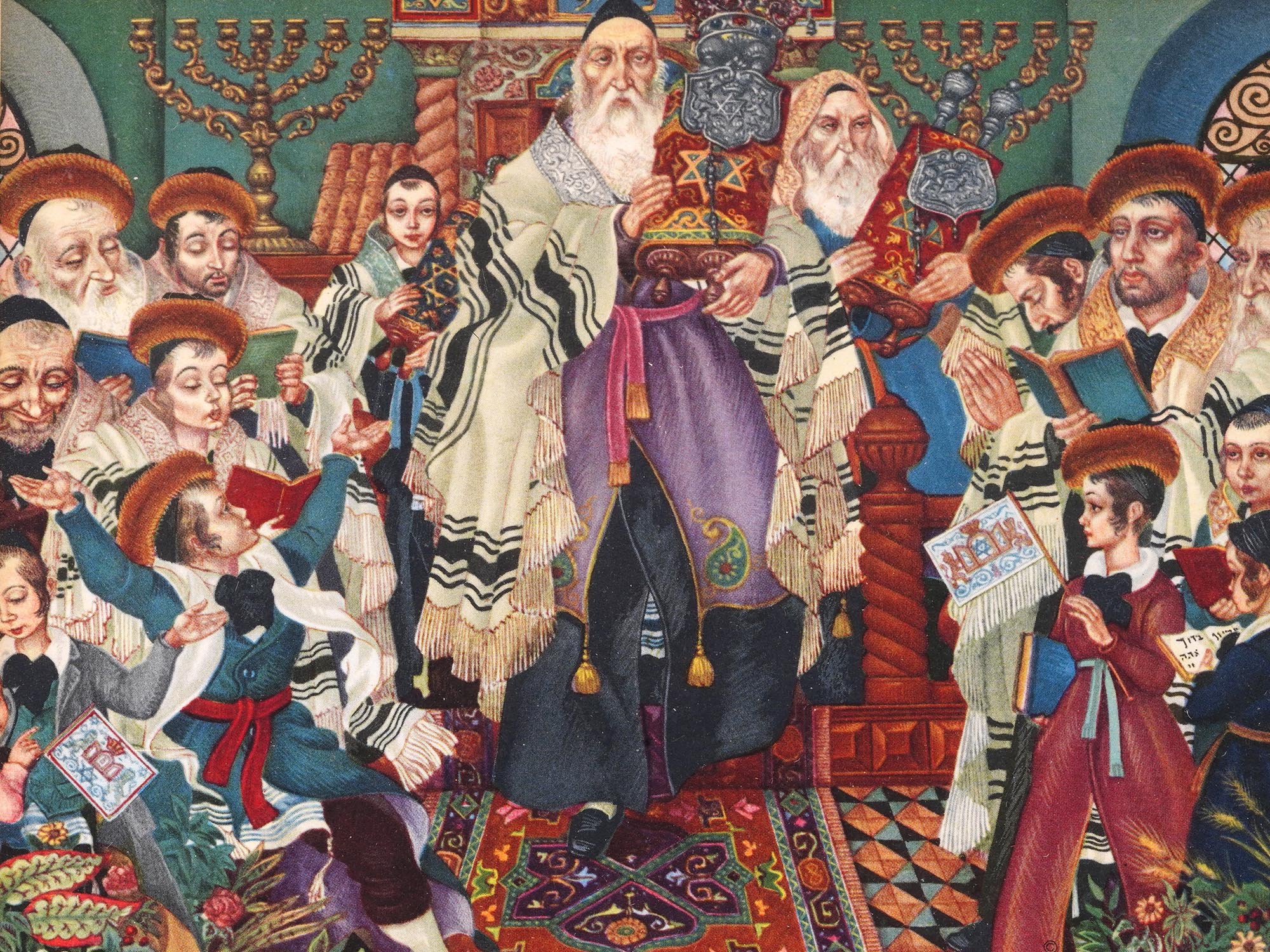 JUDAICA ILLUSTRATIONS LITHOGRAPHS BY ARTHUR SZYK PIC-3