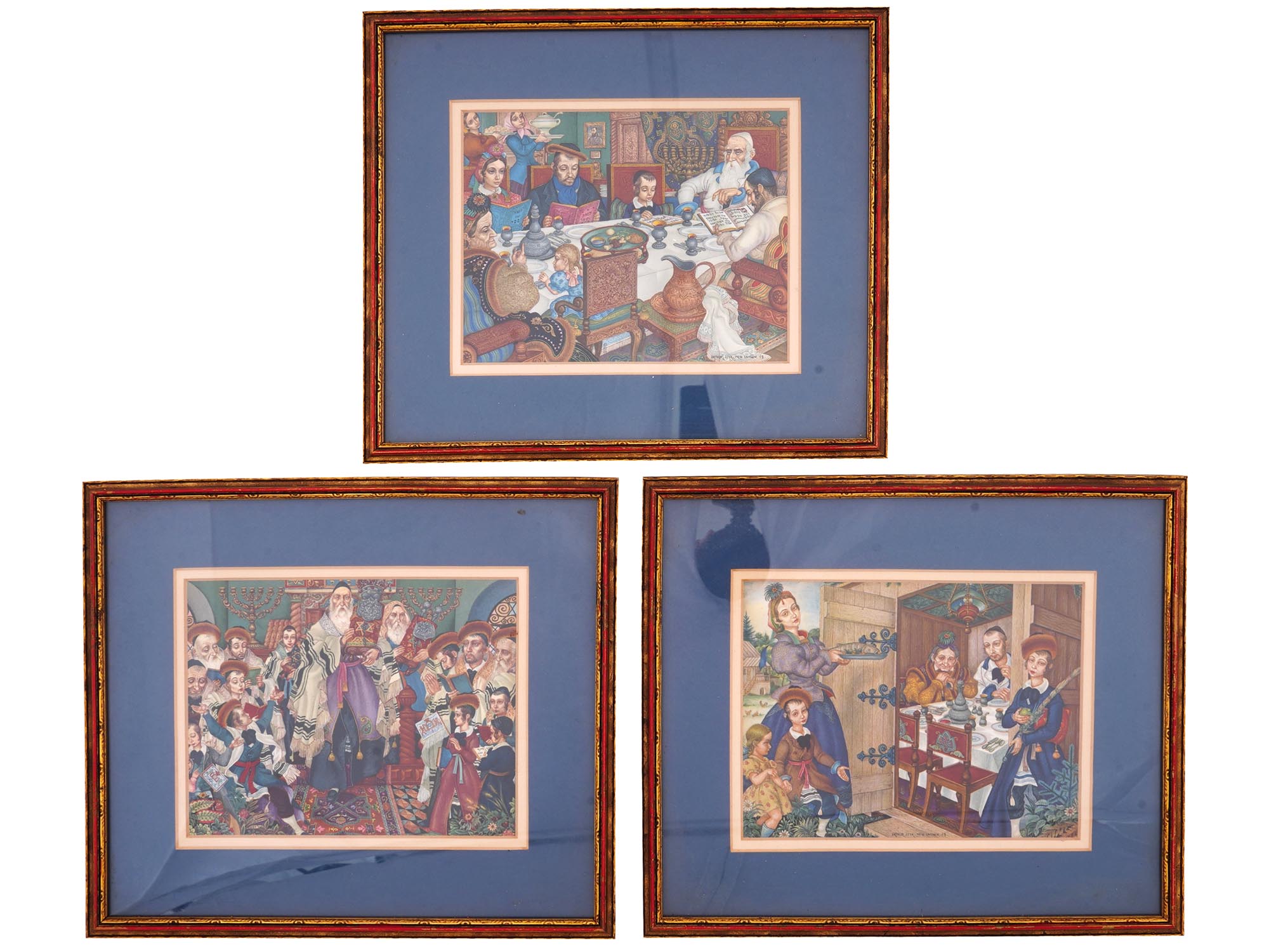 JUDAICA ILLUSTRATIONS LITHOGRAPHS BY ARTHUR SZYK PIC-0