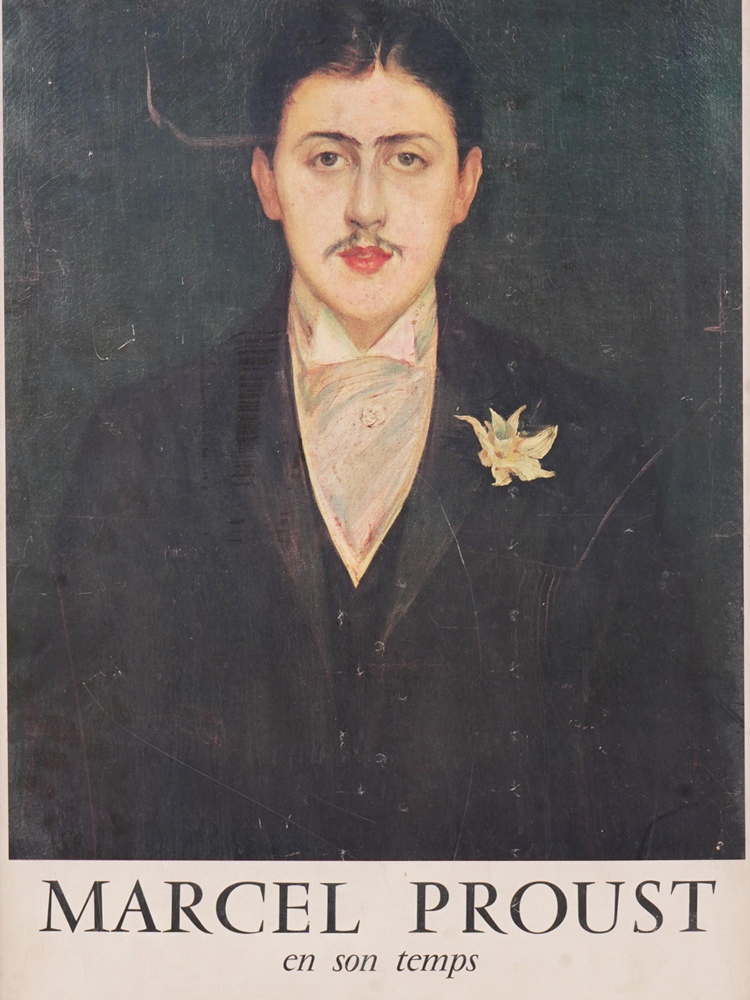 FRENCH PORTRAIT OF MARCEL PROUST EXHIBITION POSTER PIC-1