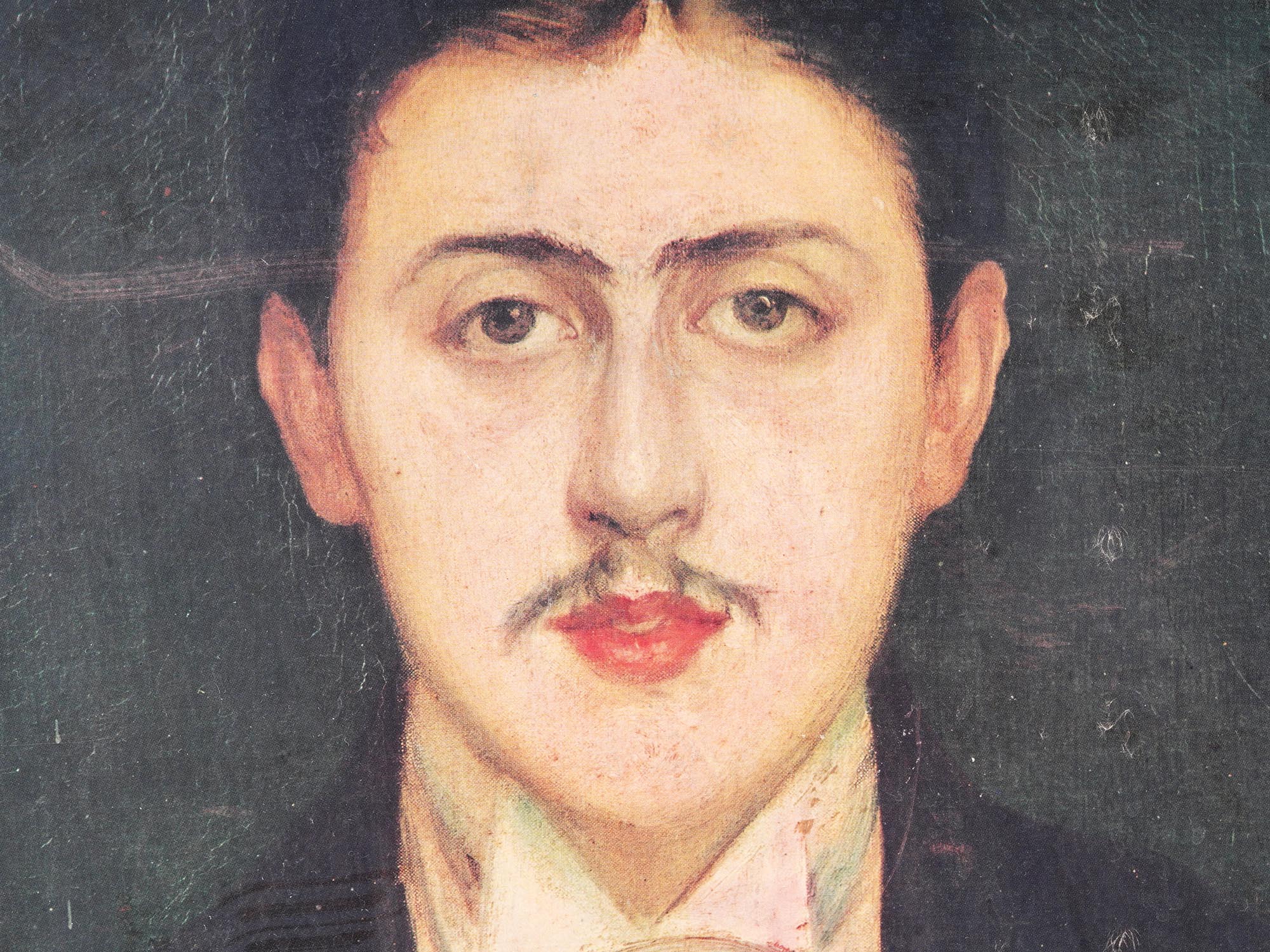 FRENCH PORTRAIT OF MARCEL PROUST EXHIBITION POSTER PIC-2