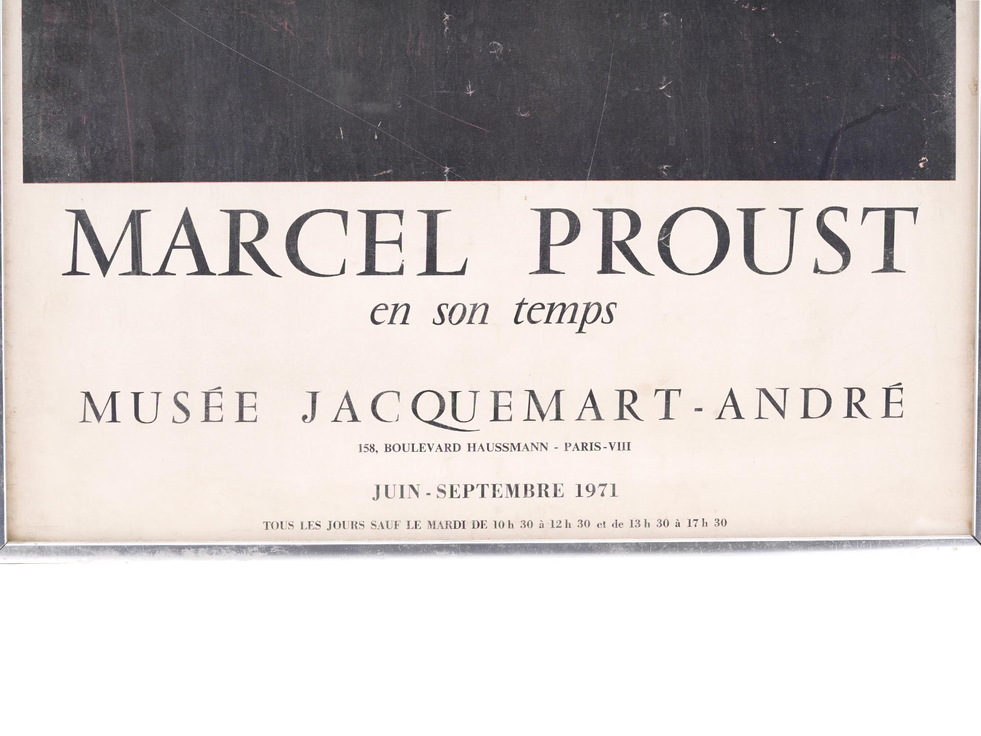 FRENCH PORTRAIT OF MARCEL PROUST EXHIBITION POSTER PIC-3