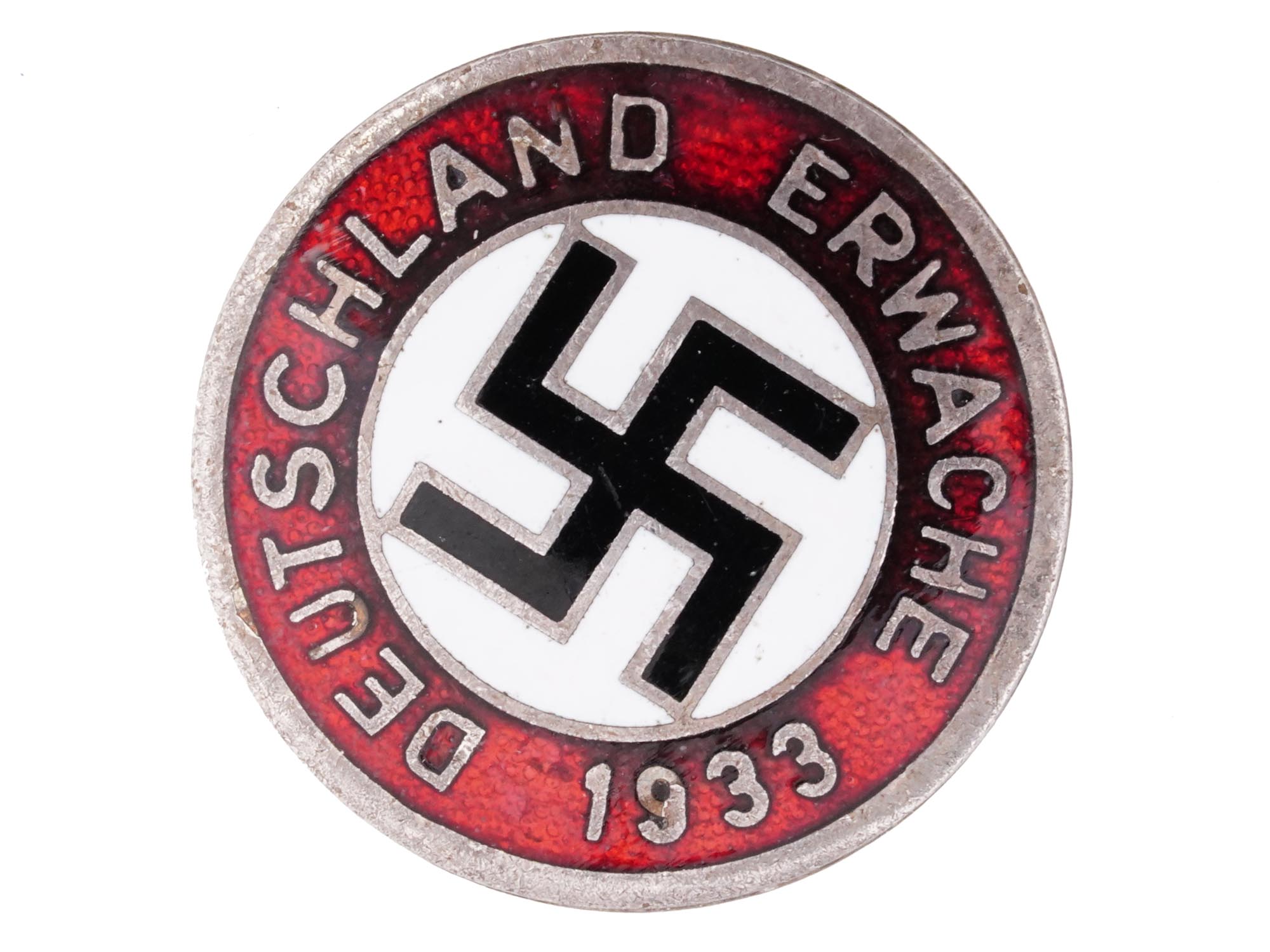 WWII NAZI GERMAN 1933 NSDAP ENAMEL PIN BADGE PIC-0