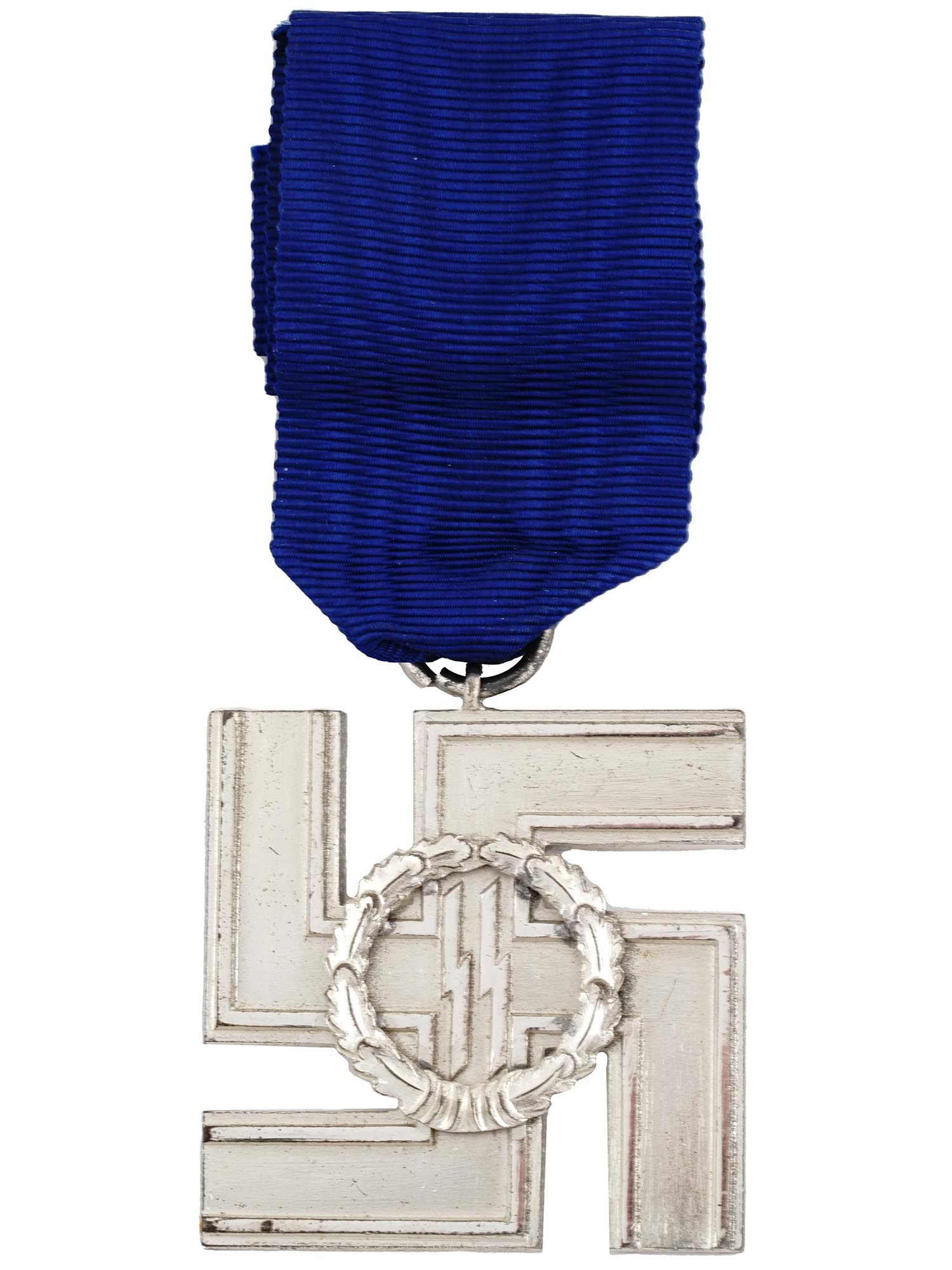 WWII NAZI GERMAN SS 12 YEAR SERVICE MEDAL PIC-0