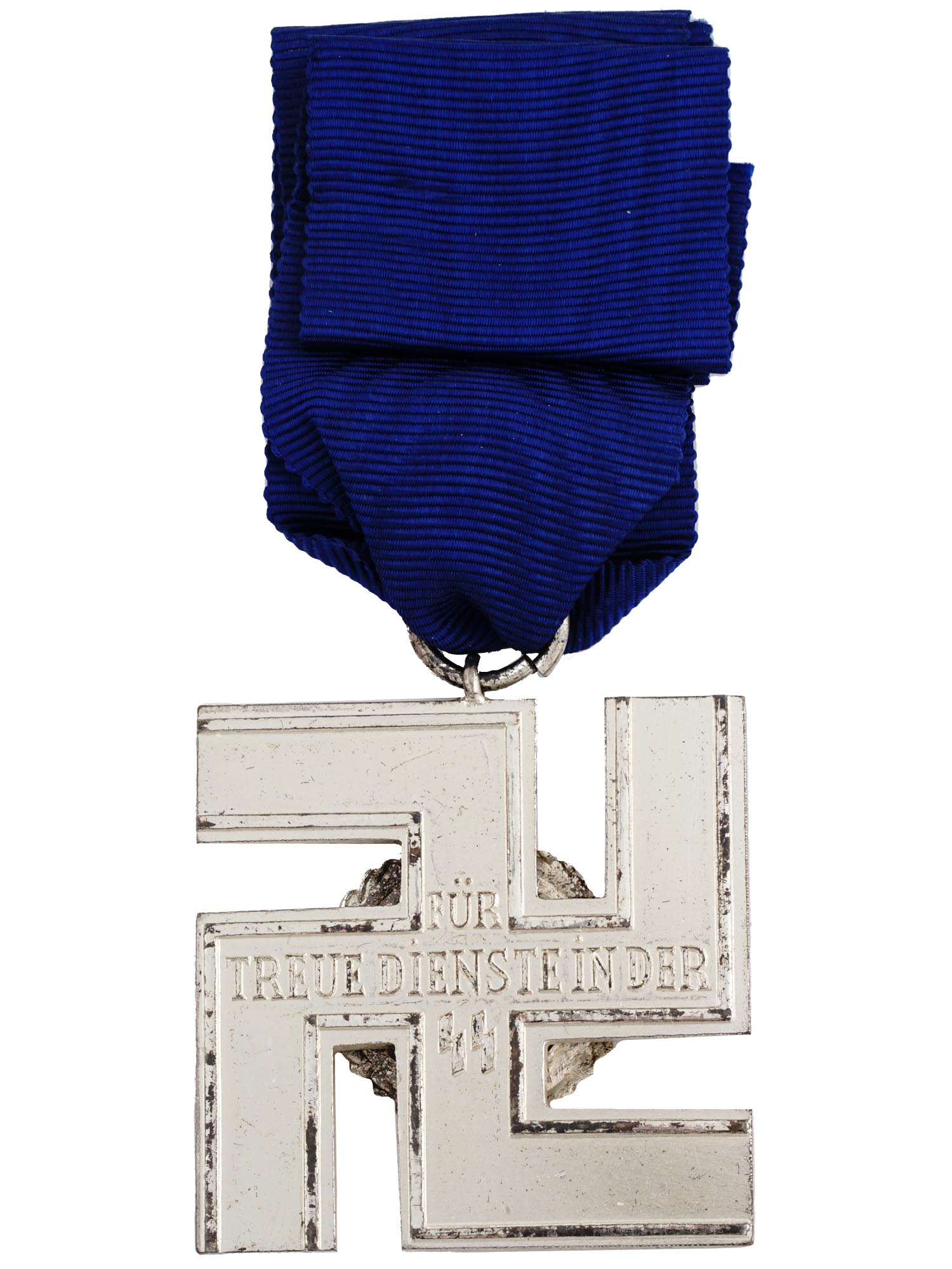 WWII NAZI GERMAN SS 12 YEAR SERVICE MEDAL PIC-1