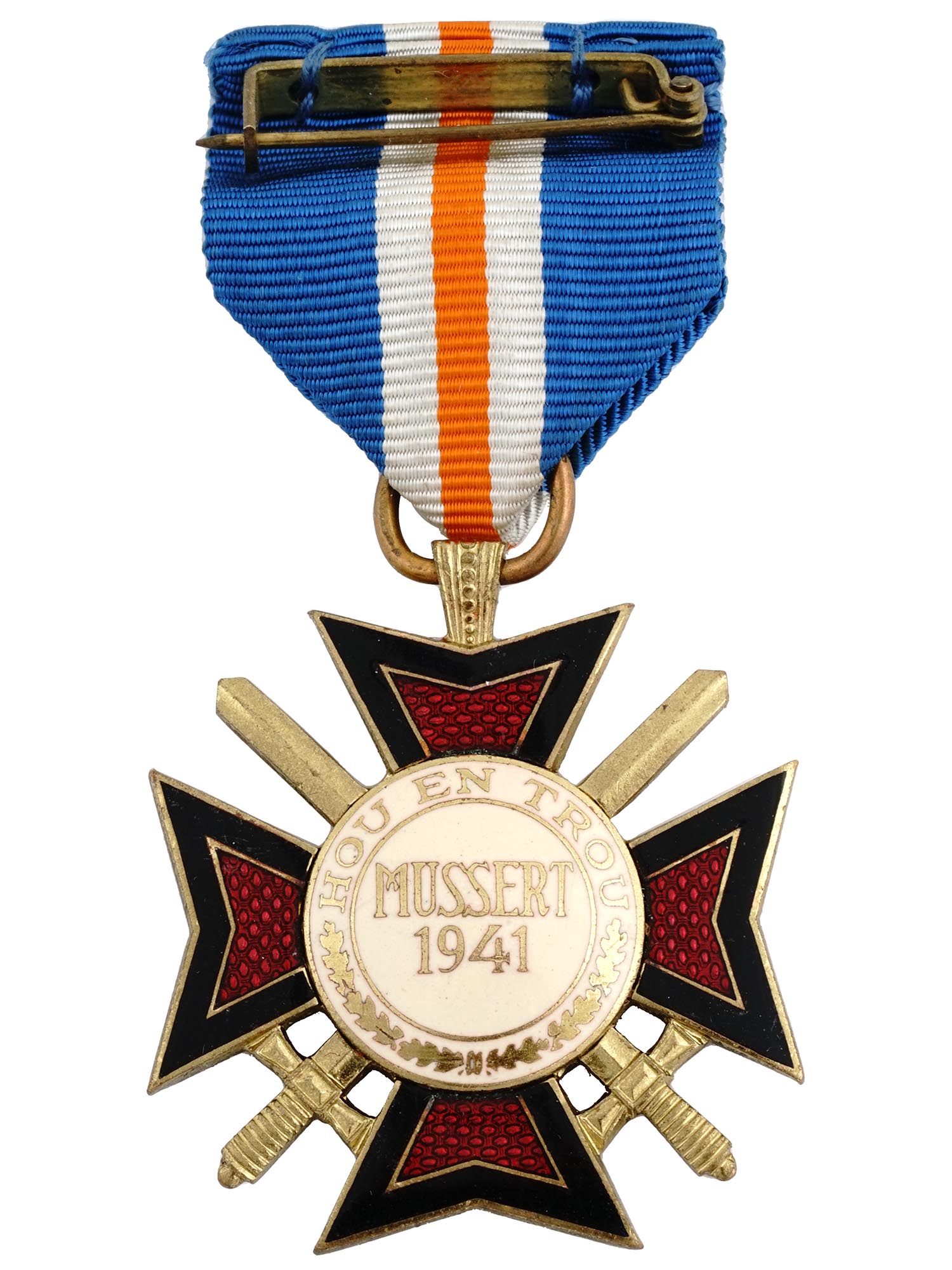 WORLD WAR II DUTCH MUSSERT CROSS MEDAL PIC-1