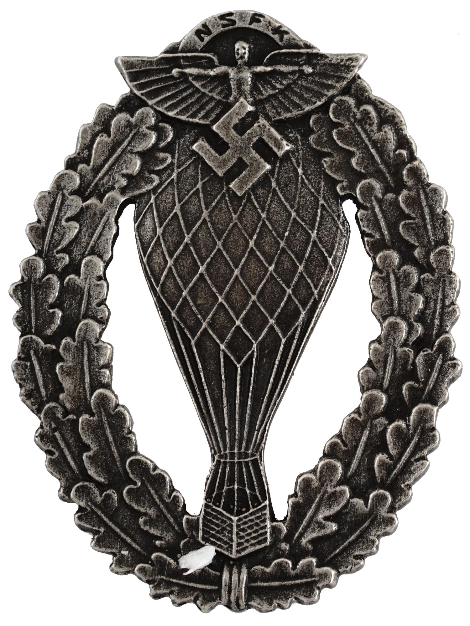 WWII NAZI GERMAN NSFK BALLOON PILOTS BADGE PIC-0