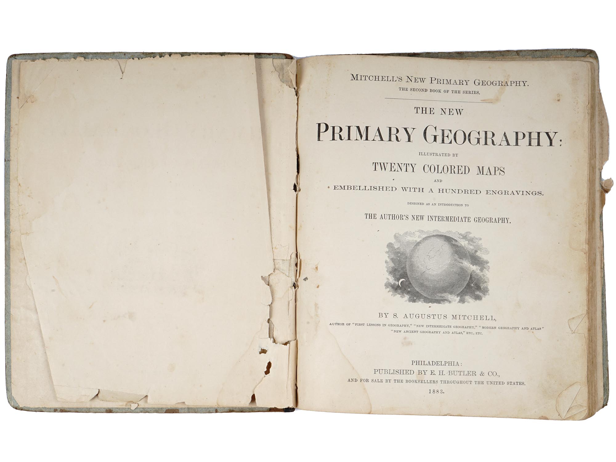 ANTIQUE GEOGRAPHY BOOKS AND WORLD ATLASES PIC-3