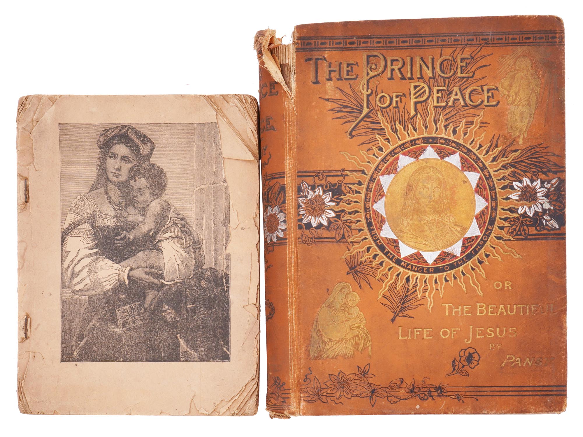 1890 ILLUSTRATED BOOK PRINCE OF PEACE BY PANSY PIC-0