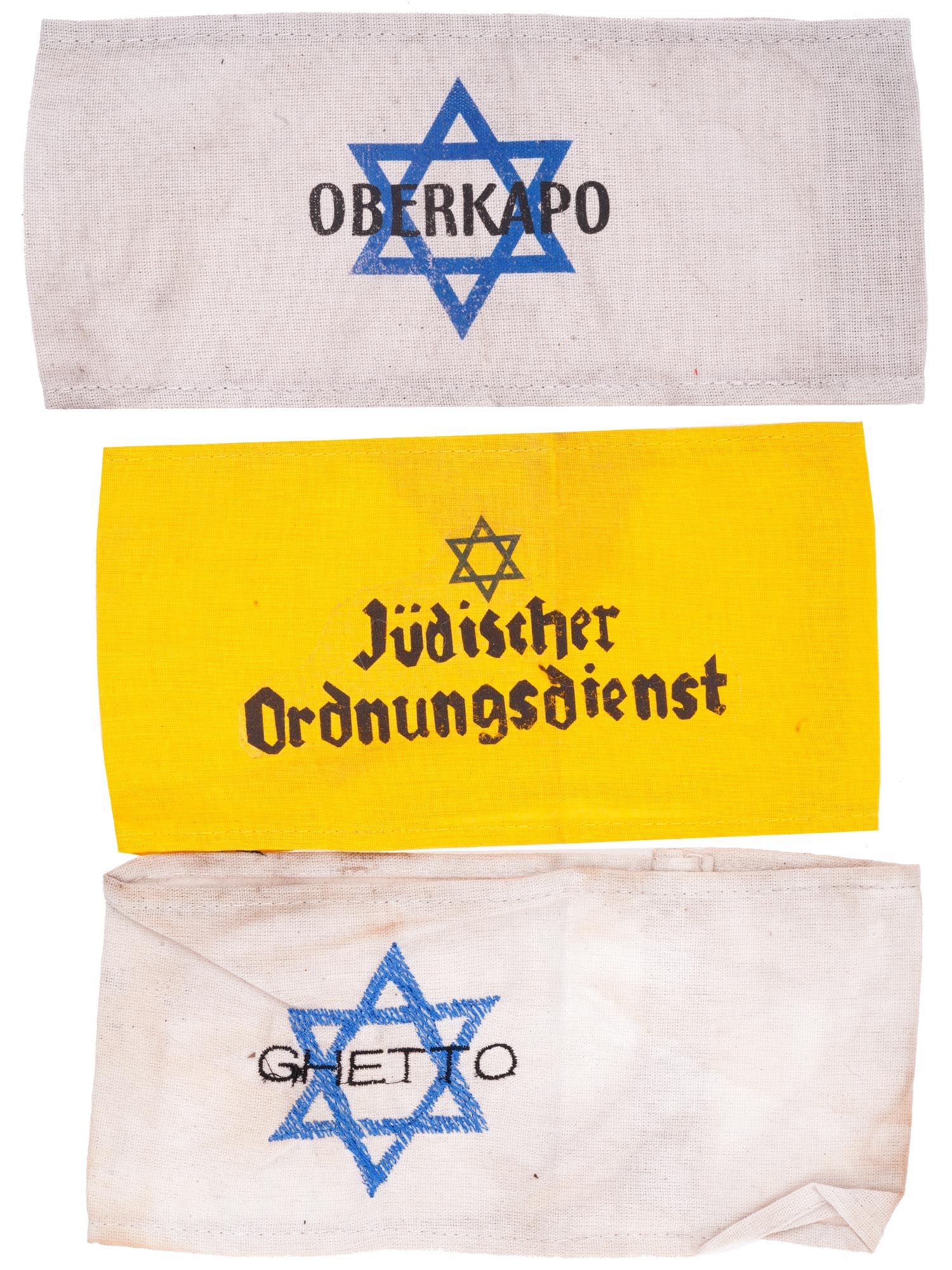 WWII JEWISH GHETTO AND CONCENTRATION CAMP ARMBANDS PIC-0