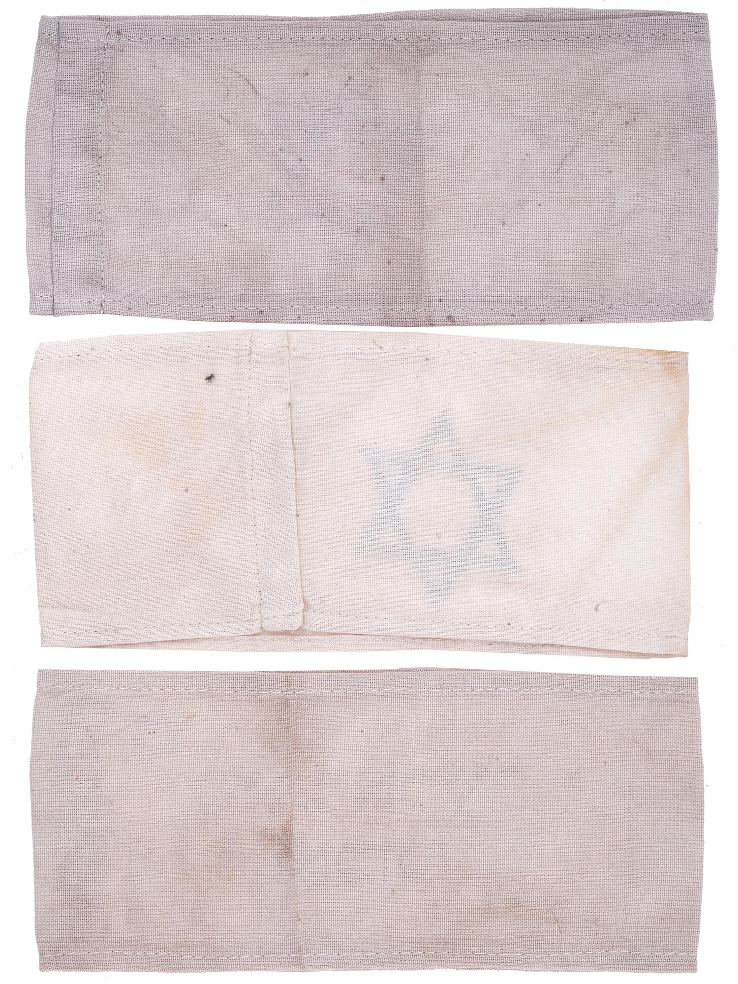 WWII JEWISH GHETTO AND CONCENTRATION CAMP ARMBANDS PIC-1