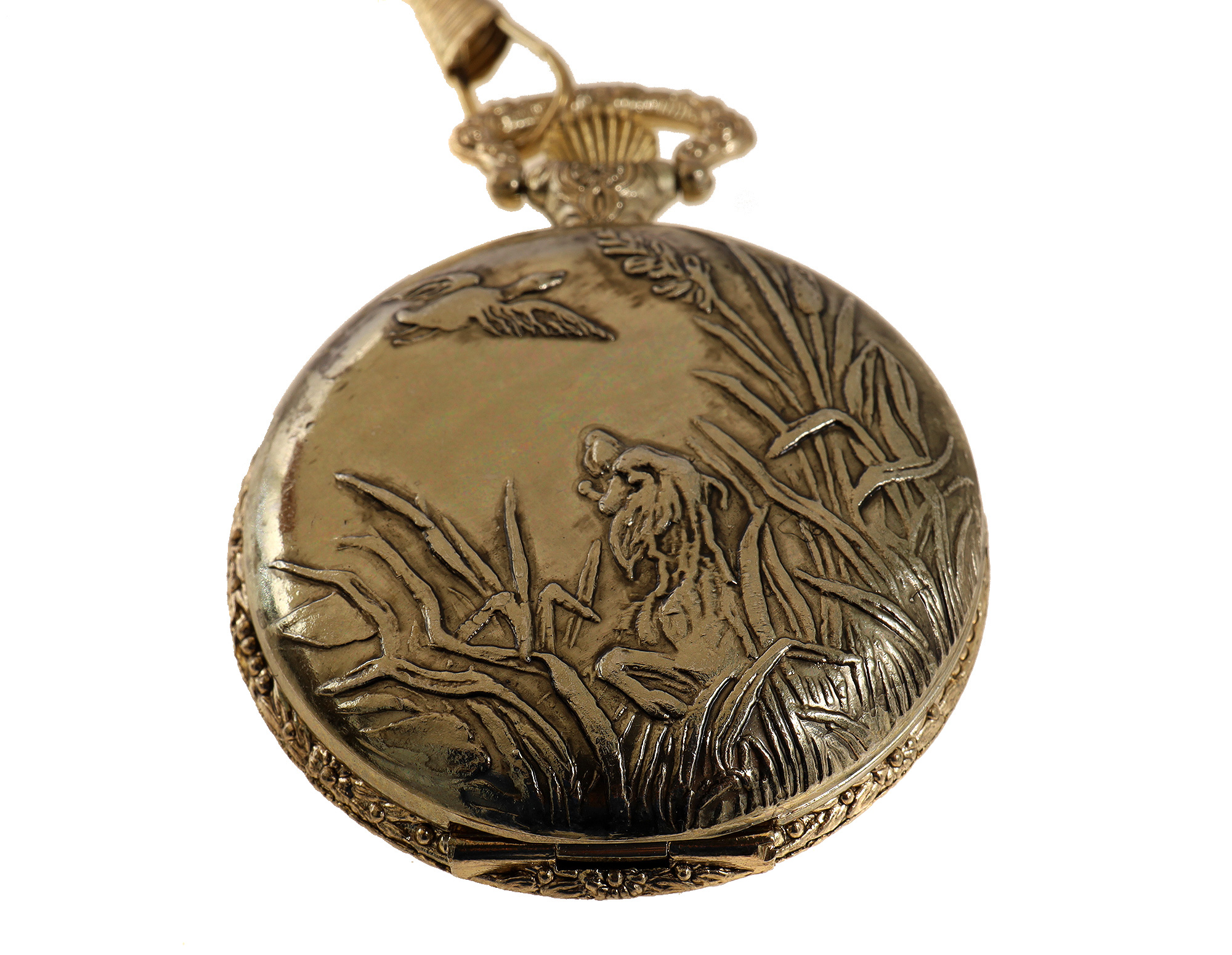 SET OF SEVEN REMINGTON POCKET WATCHES WITH CHAINS PIC-5
