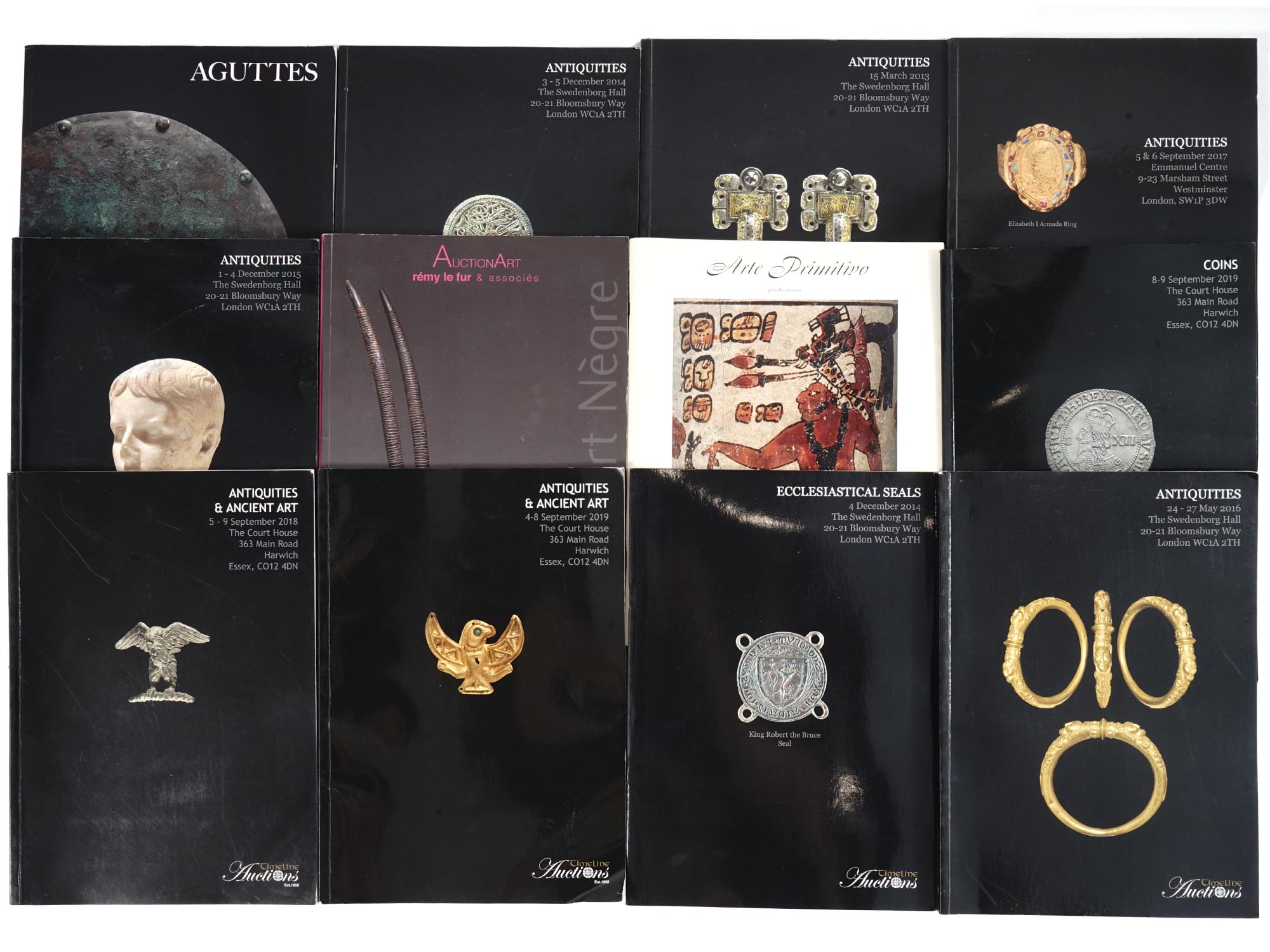 GROUP OF ANTIQUITIES ANCIENT ART AUCTION CATALOGS PIC-1