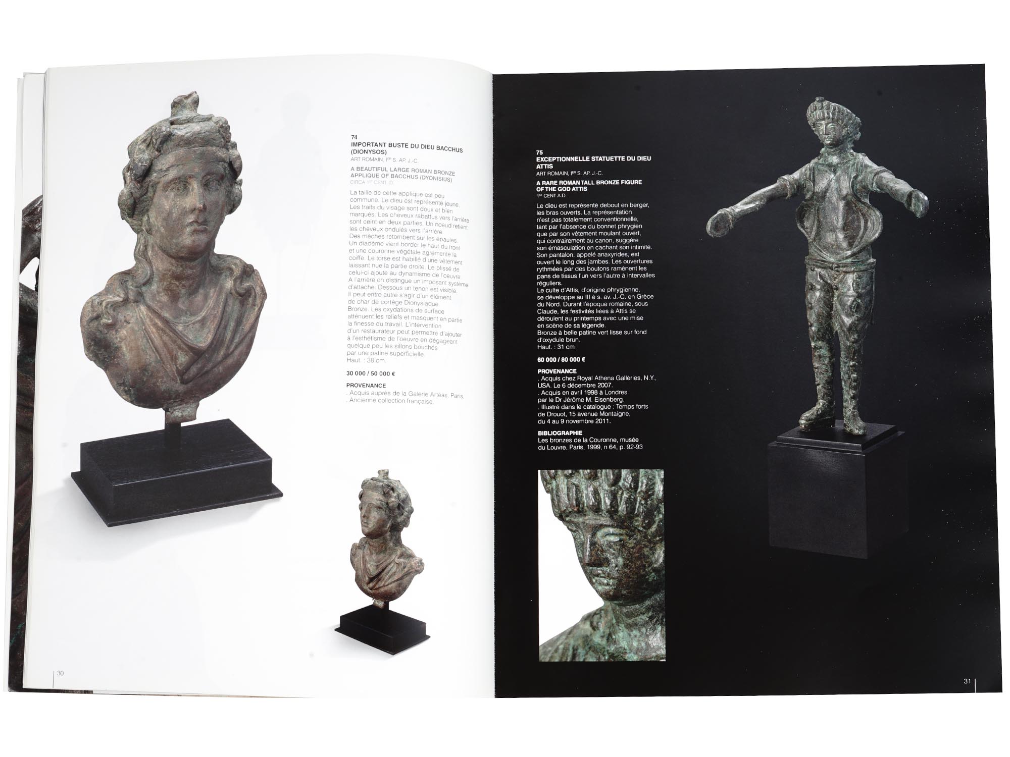 GROUP OF ANTIQUITIES ANCIENT ART AUCTION CATALOGS PIC-6