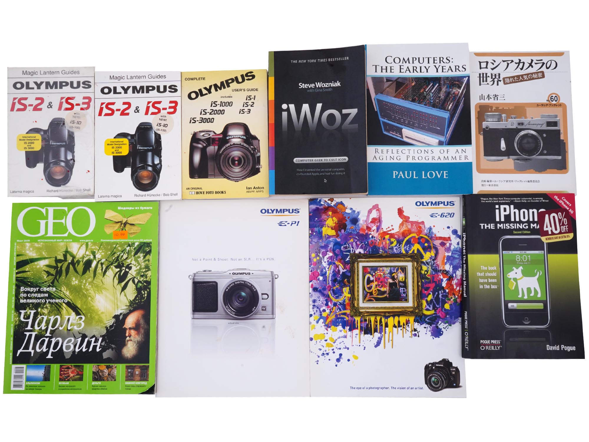 COLLECTION OF REFERNCE MAGAZINES BROCHURES CAMERAS PIC-1