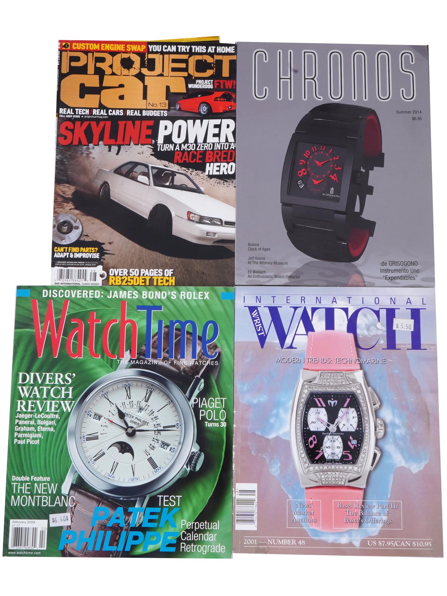 COLLECTION OF WATCH CATALOGS BROCHURES MAGAZINES PIC-3