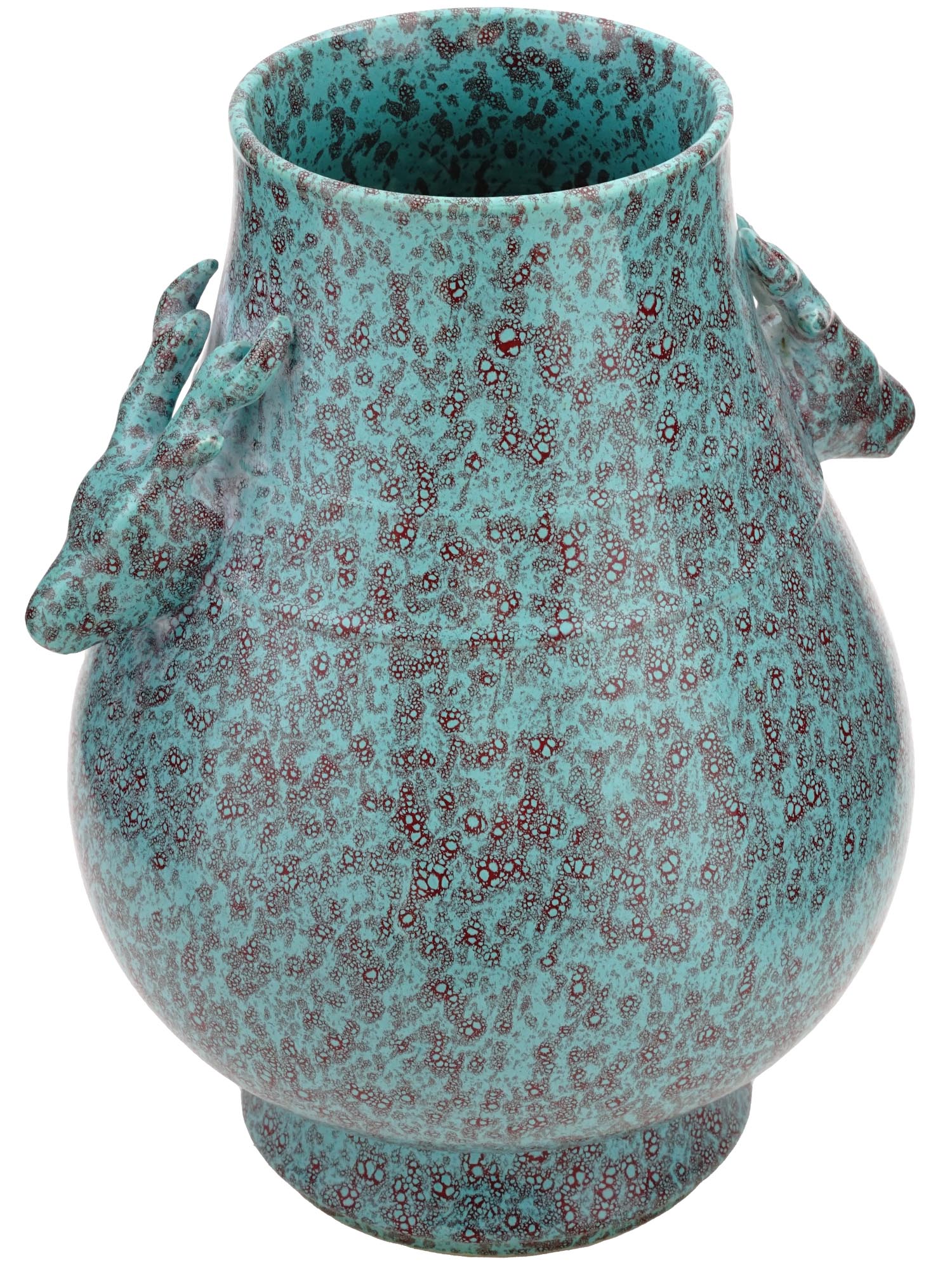 HIGH QUALITY CHINESE QING HU GLAZED CERAMIC VASE PIC-0