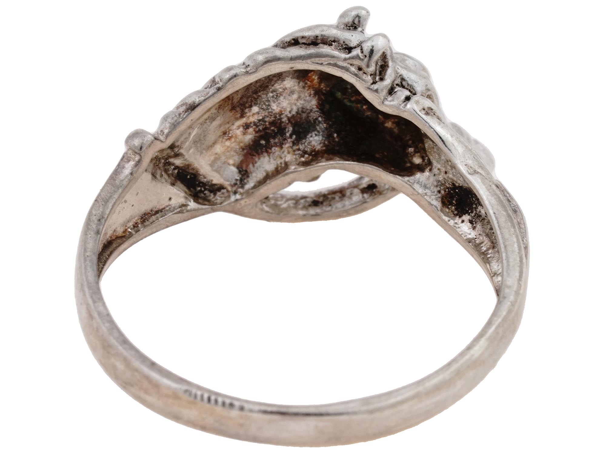 FIGURAL HORSE HEAD DESIGN STERLING SILVER RING PIC-5