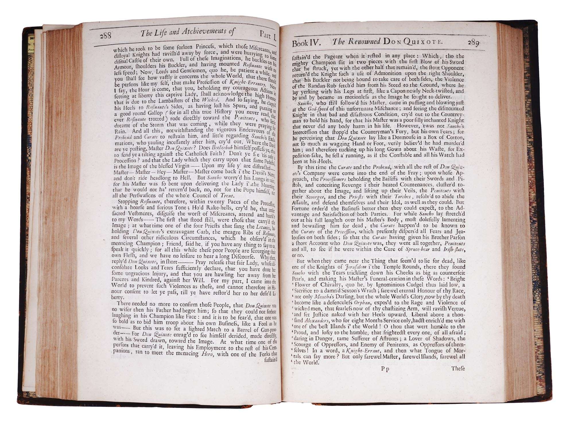 1687 DON QUIXOTE BY CERVANTES ILLUSTRATED EDITION BOOK PIC-10
