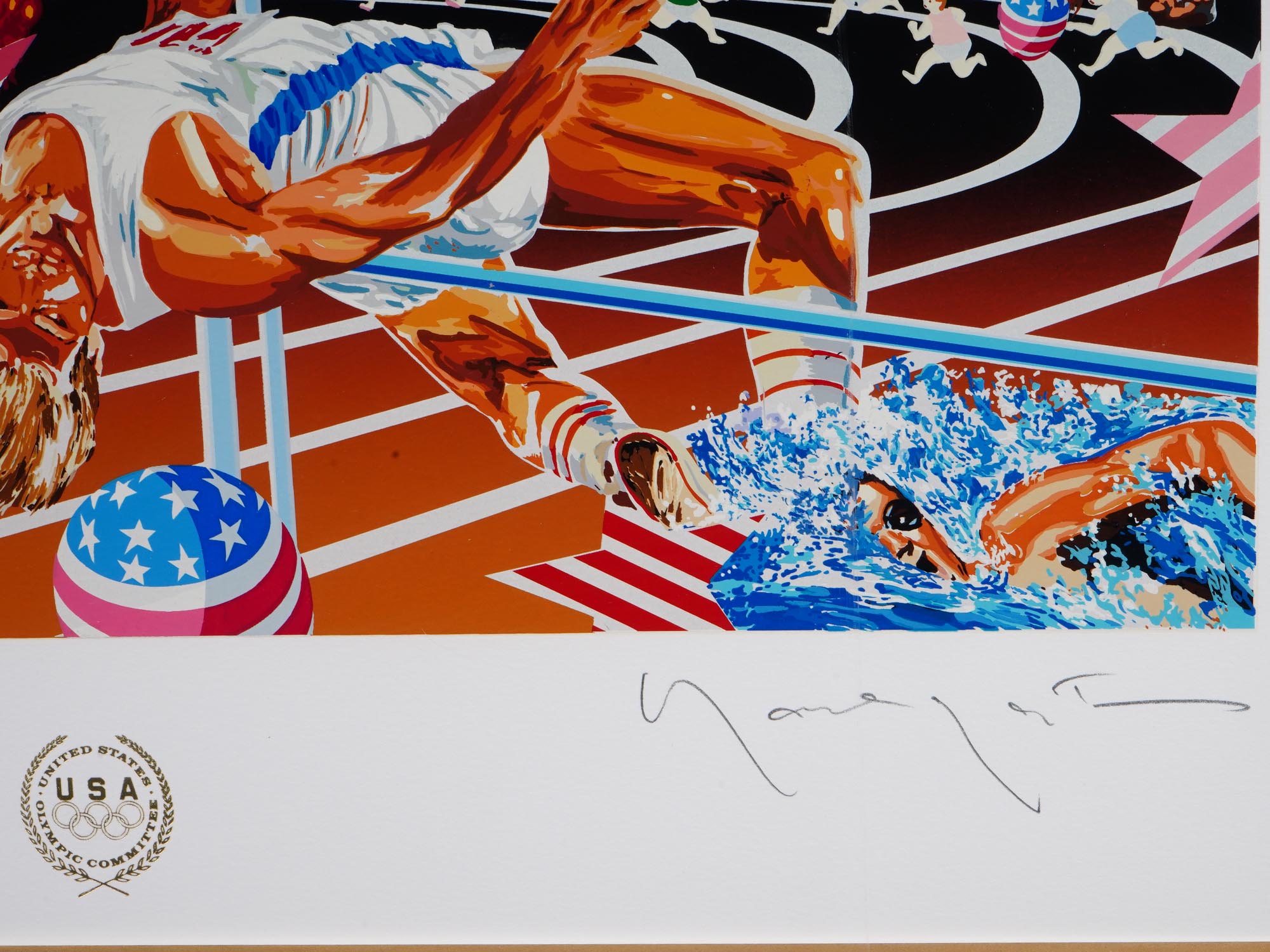 AMERICAN SUMMER OLYMPIC GAMES PRINT BY HIRO YAMAGATA PIC-2