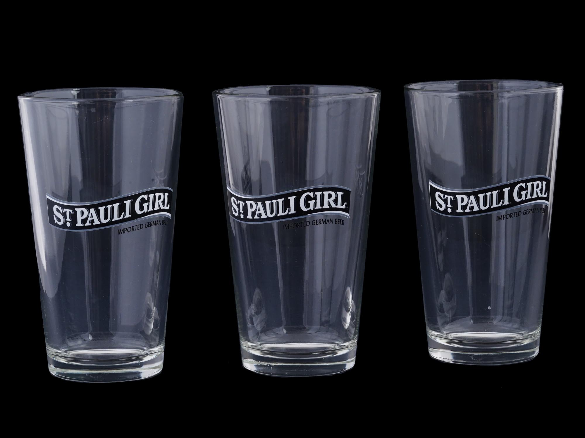 VINTAGE GERMAN ST PAULI GIRL BEER GLASSES SET PIC-4