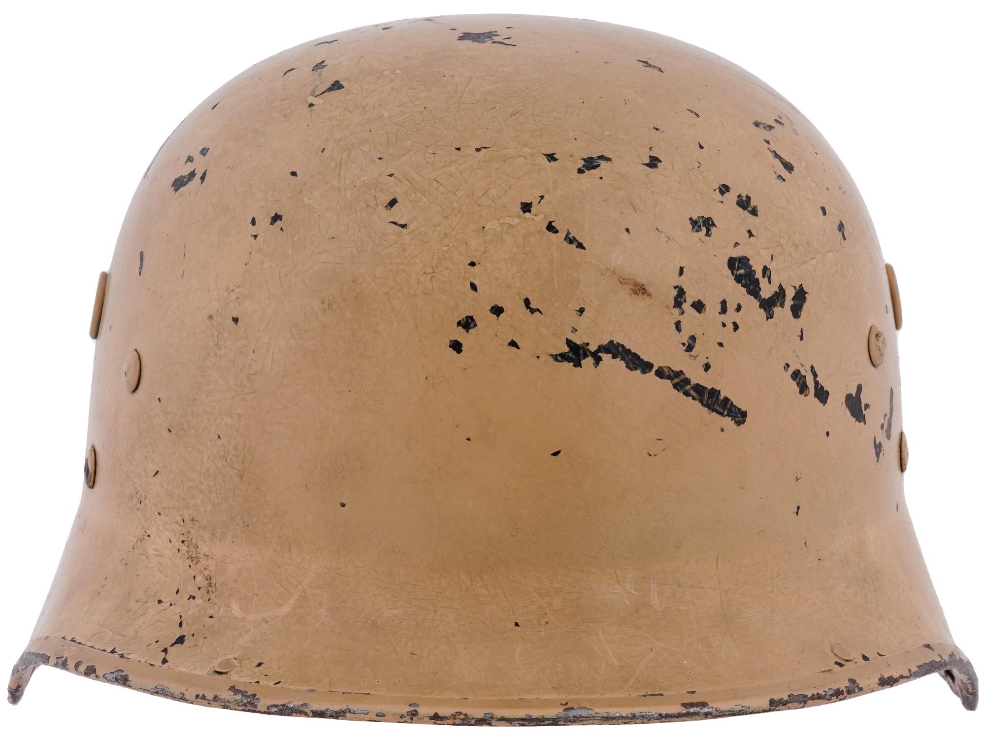 WWII ERA SOUTH AFRICAN STEEL HELMET FOR THE DESERT PIC-2