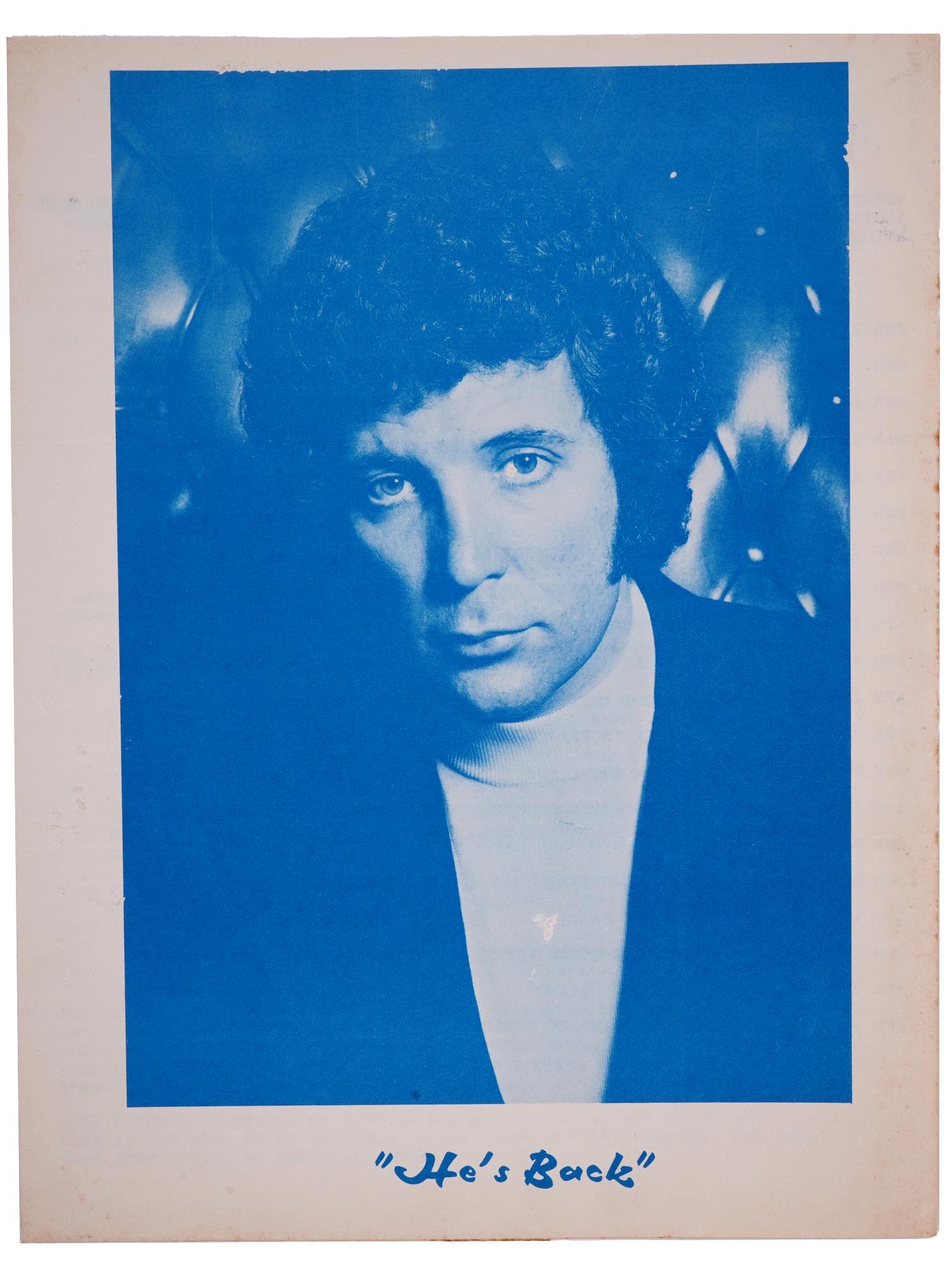 1975 JOHNNY CASH TOUR BOOK AND TOM JONES ALBUM PIC-8