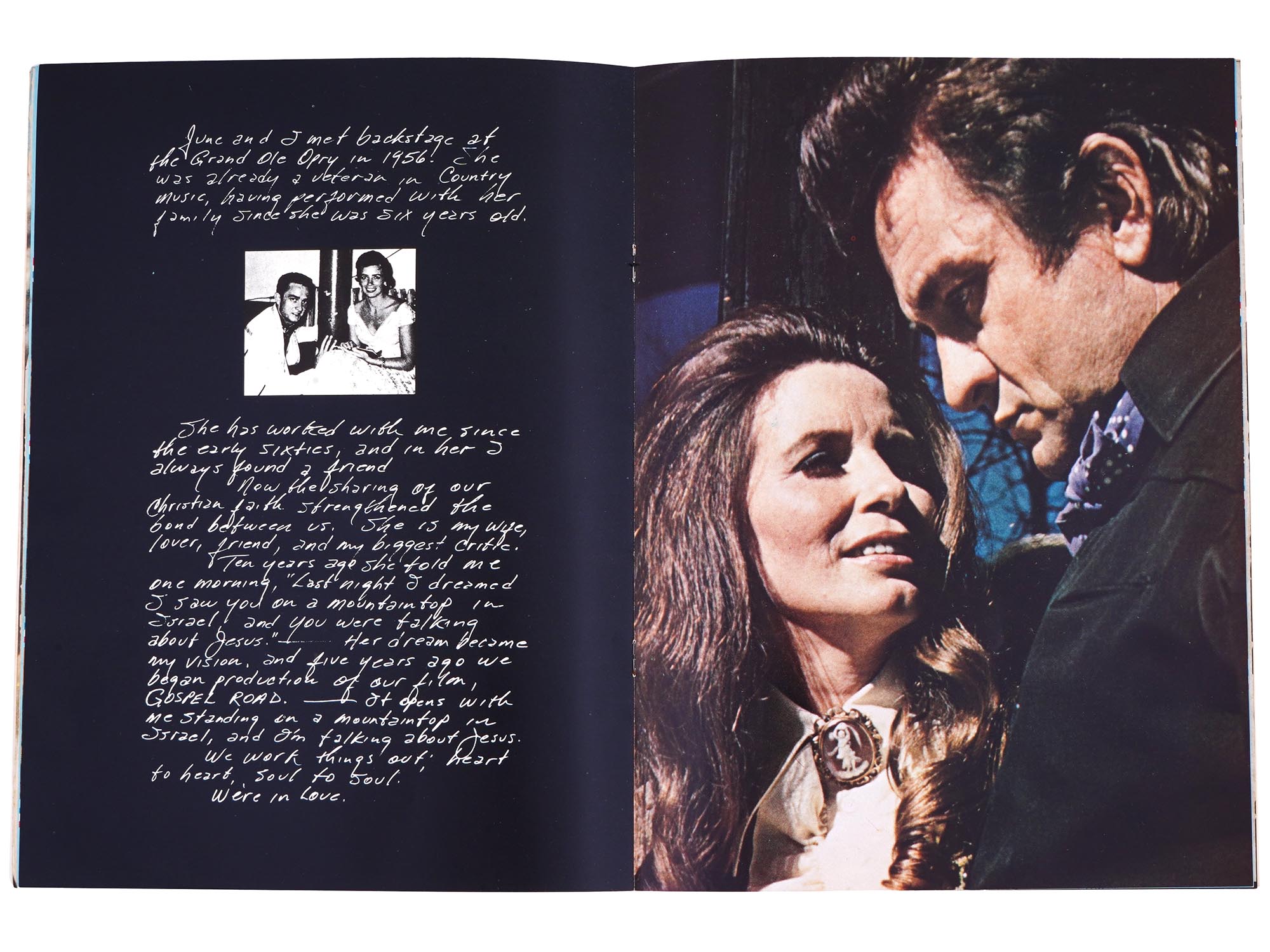 1975 JOHNNY CASH TOUR BOOK AND TOM JONES ALBUM PIC-5