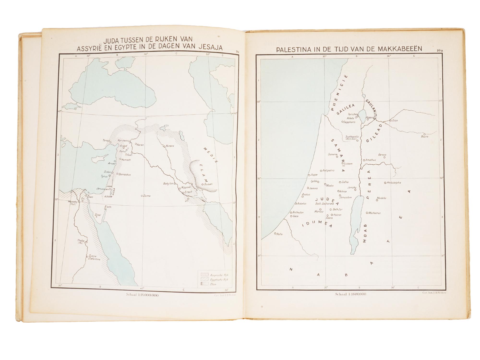 VINTAGE MAPS OF ISRAEL AND HISTORICAL BIBLICAL LANDS PIC-4