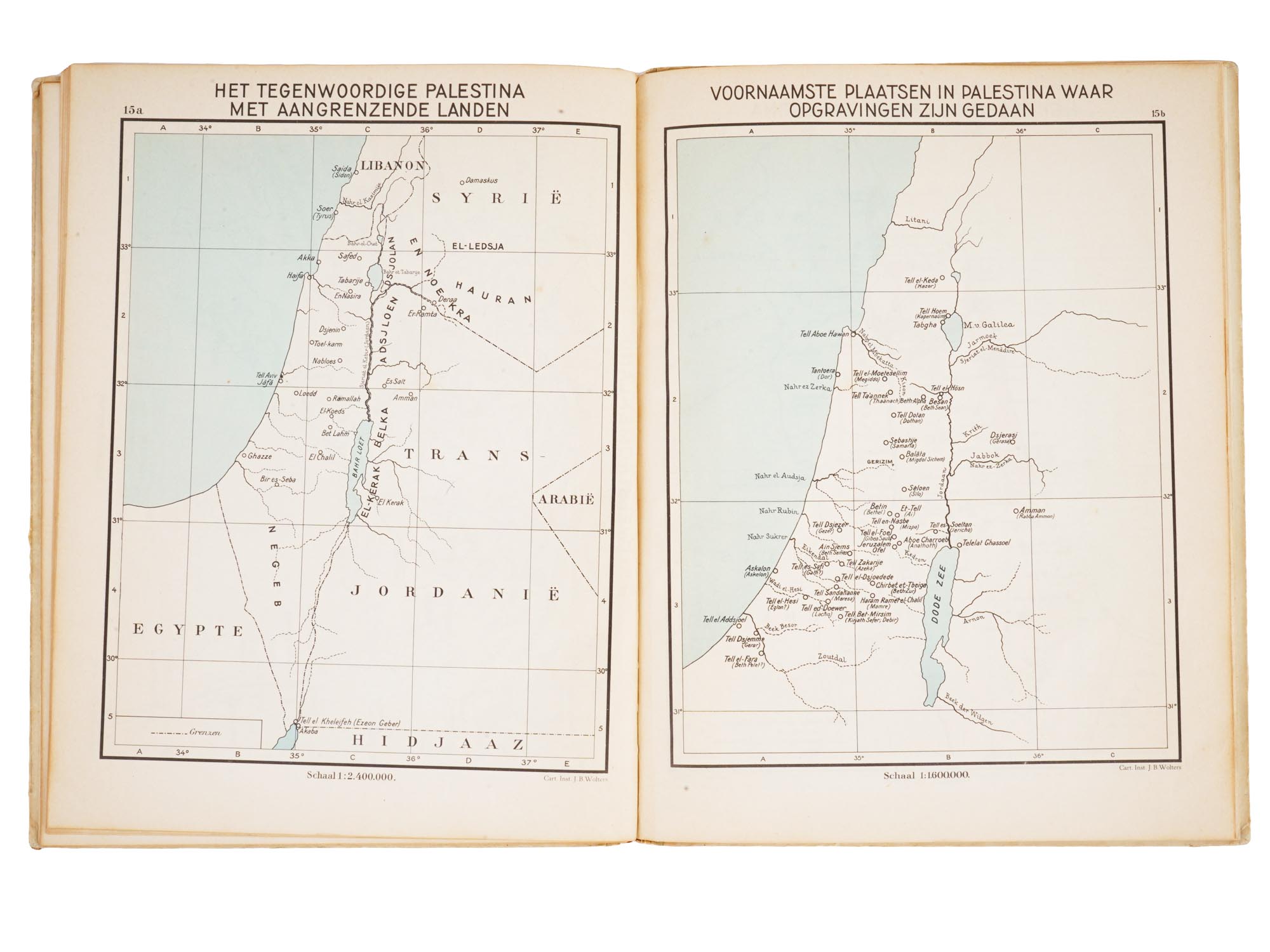 VINTAGE MAPS OF ISRAEL AND HISTORICAL BIBLICAL LANDS PIC-6