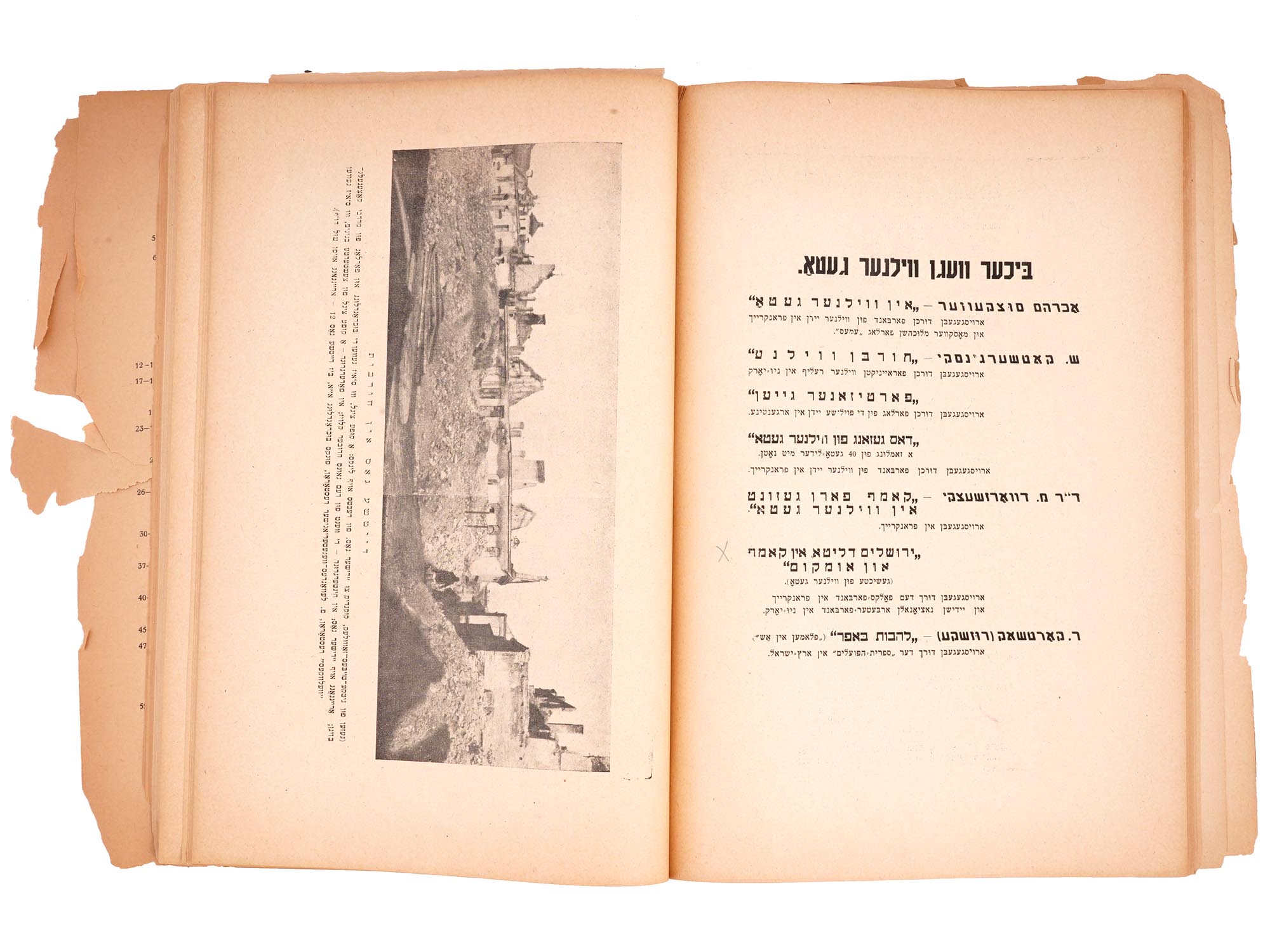 1947 HOLOCAUST MEMORIAL BOOK OF VILNIUS IN YIDDISH PIC-10