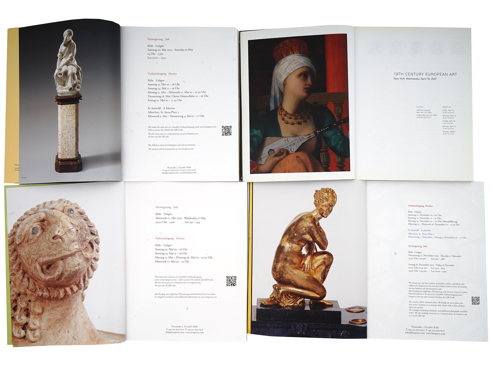 GROUP OF AMERICAN EUROPEAN ART AUCTION CATALOGS PIC-9