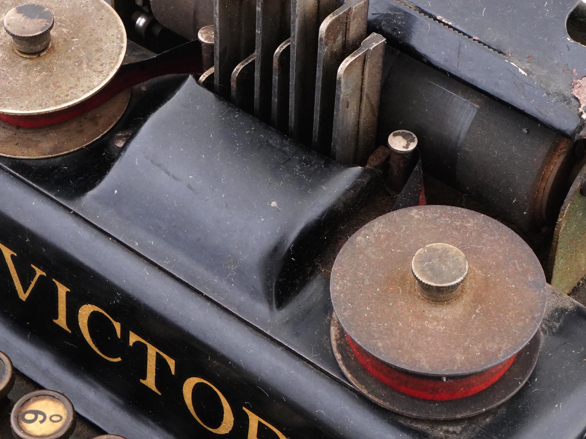 ANTIQUE AMERICAN VICTOR BURROUGHS ADDING MACHINE PIC-11