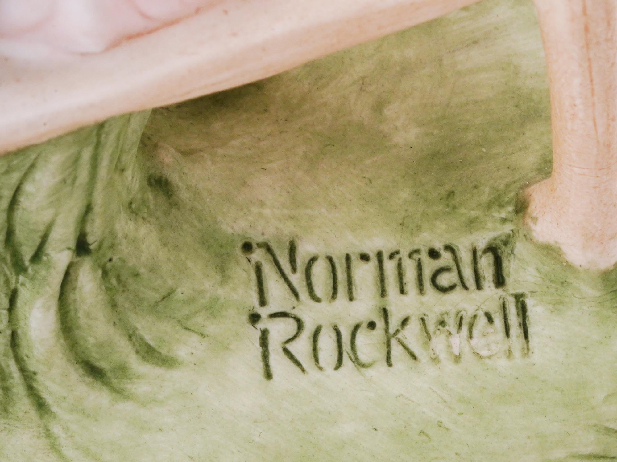 VINTAGE NORMAN ROCKWELL ROYAL DOULTON PORCELAIN FIGURES PIC-13