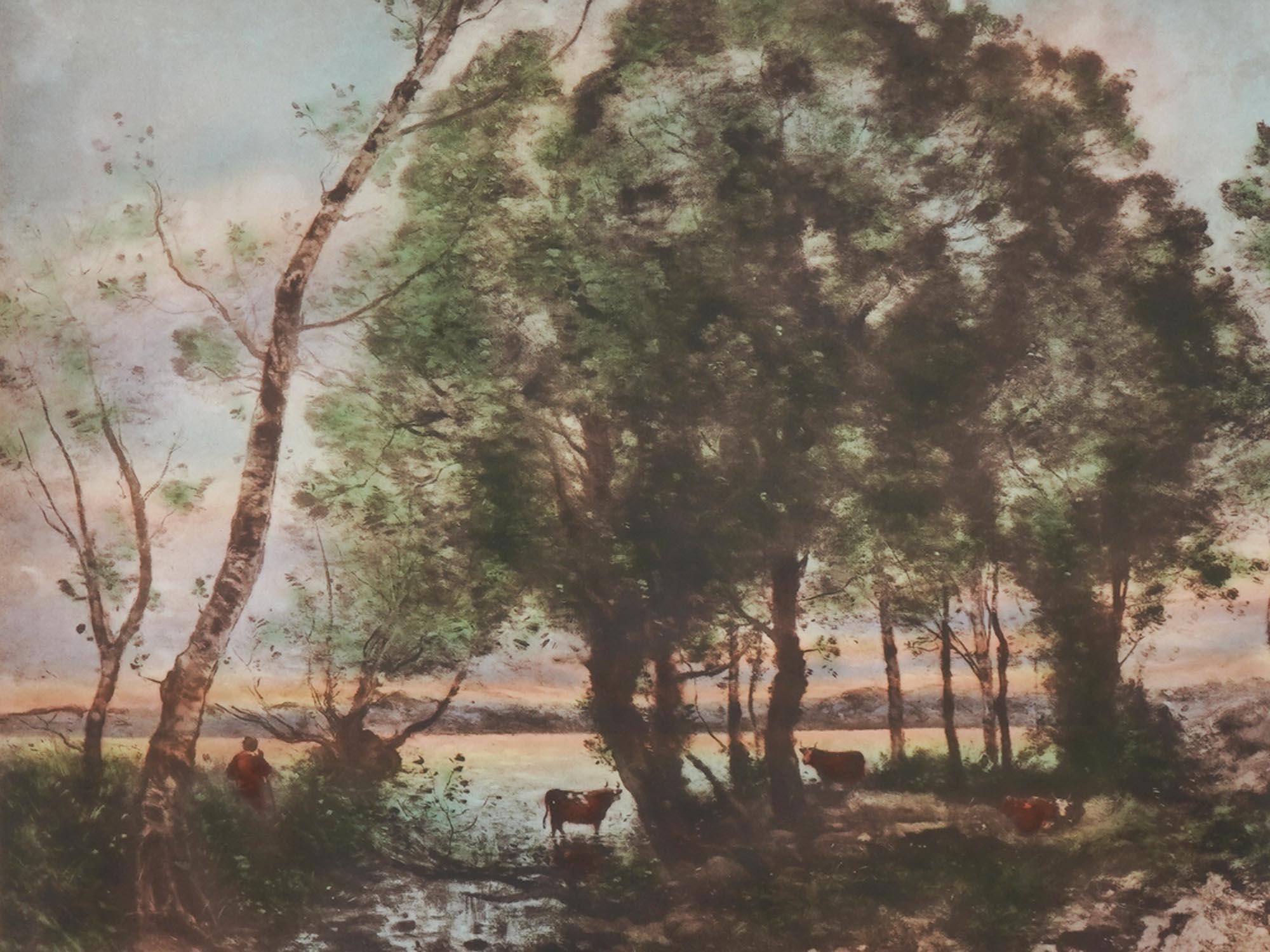COLOR LANDSCAPE LITHOGRAPHS AFTER CAMILLE COROT PIC-1